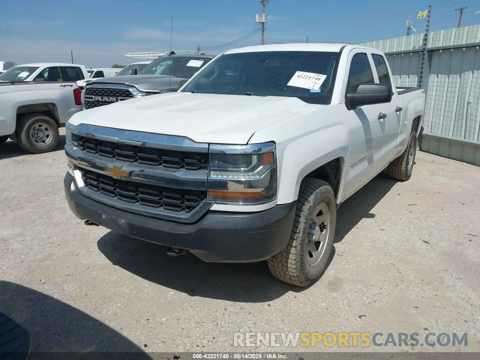 2 Photograph of a damaged car 2GCVKNEC9K1159977 CHEVROLET SILVERADO 1500 LD 2019