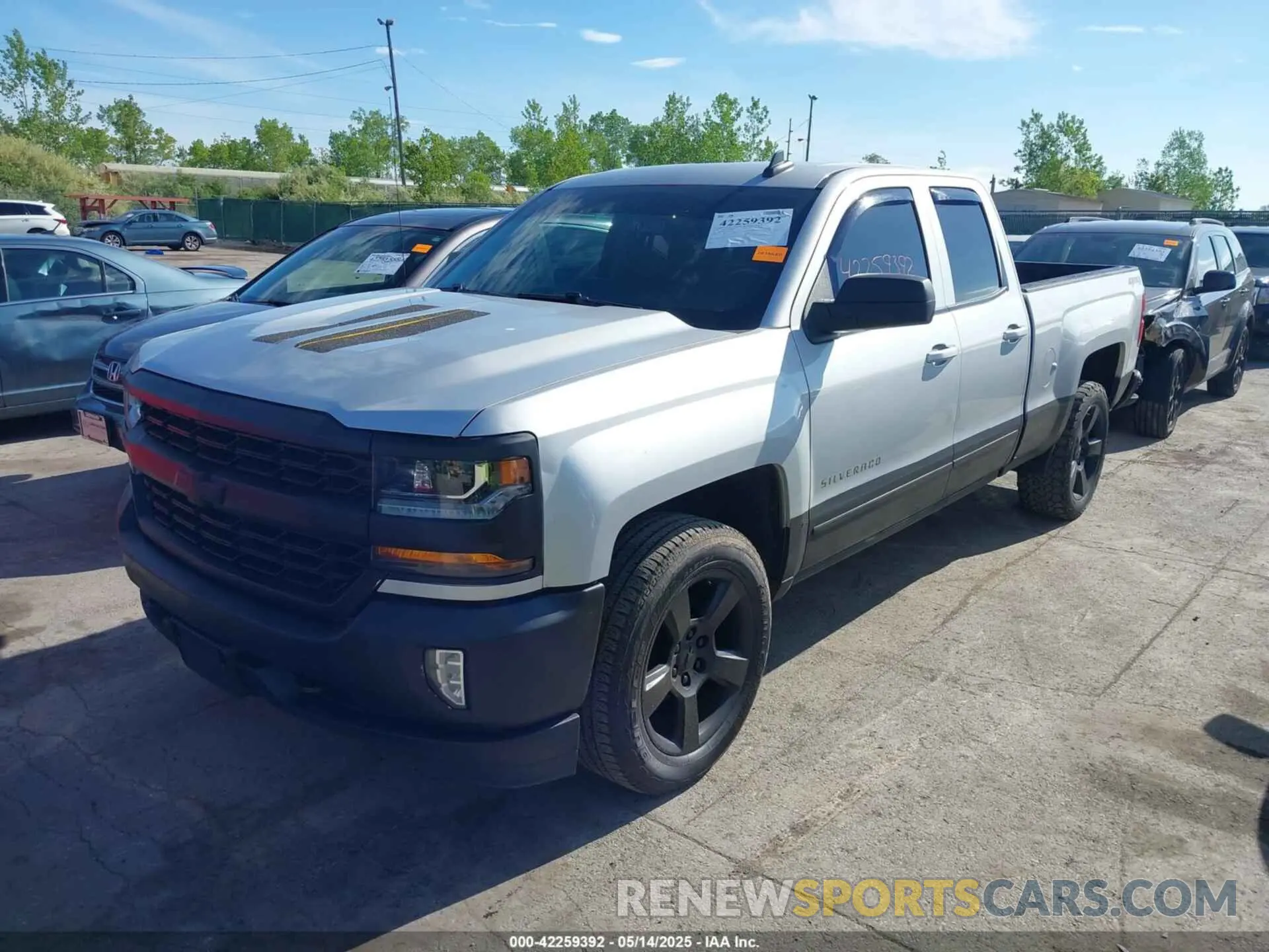 2 Photograph of a damaged car 2GCVKPEC1K1211677 CHEVROLET SILVERADO 1500 LD 2019
