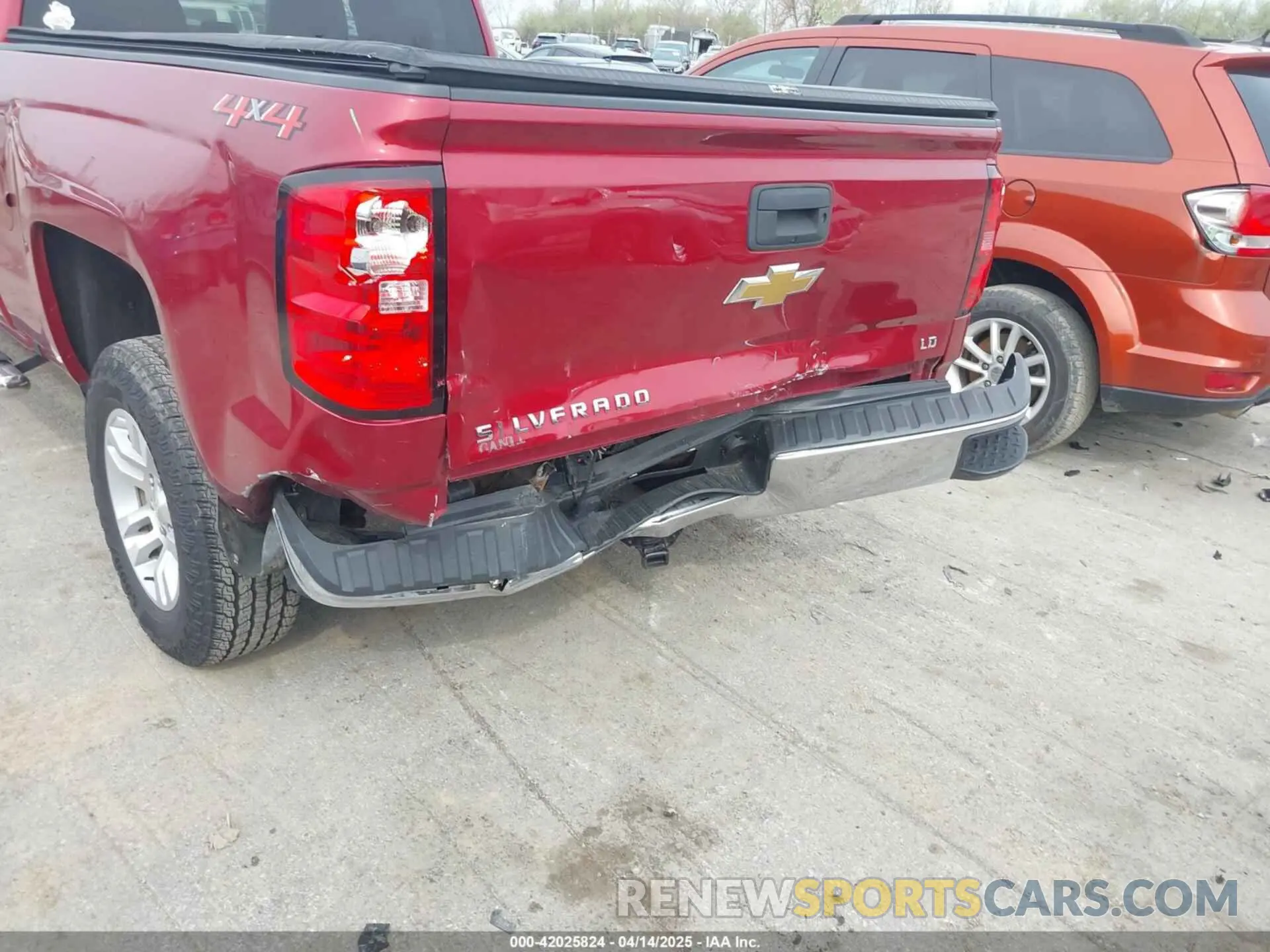 6 Photograph of a damaged car 2GCVKPEC2K1188832 CHEVROLET SILVERADO 1500 LD 2019