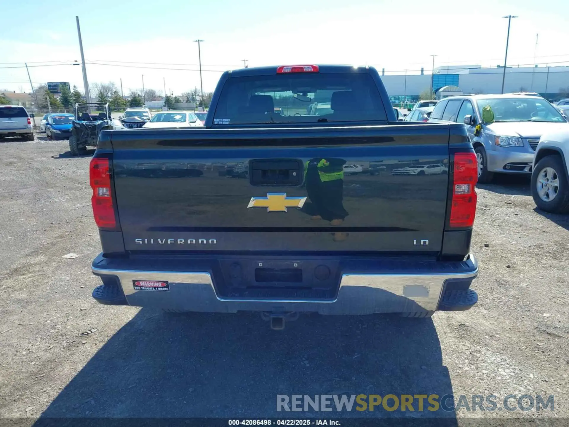 16 Photograph of a damaged car 2GCVKPEC7K1201655 CHEVROLET SILVERADO 1500 LD 2019