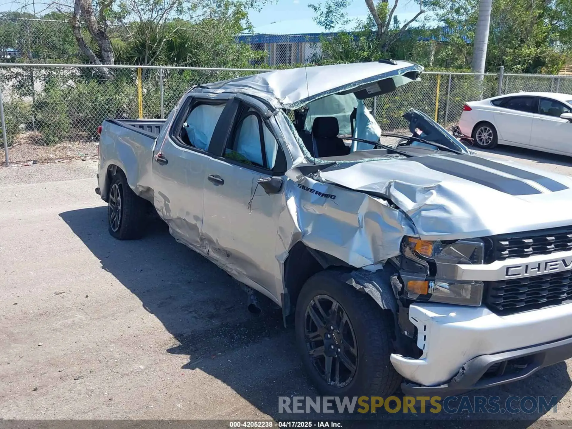 6 Photograph of a damaged car 1GCPWBEK5NZ143032 CHEVROLET SILVERADO 1500 LTD 2022