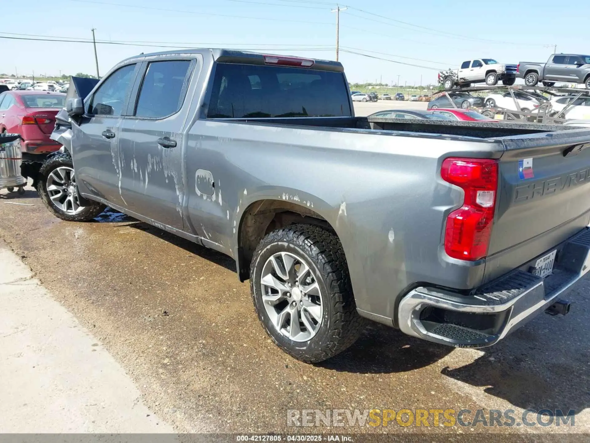 3 Photograph of a damaged car 1GCPWCED1NZ215139 CHEVROLET SILVERADO 1500 LTD 2022