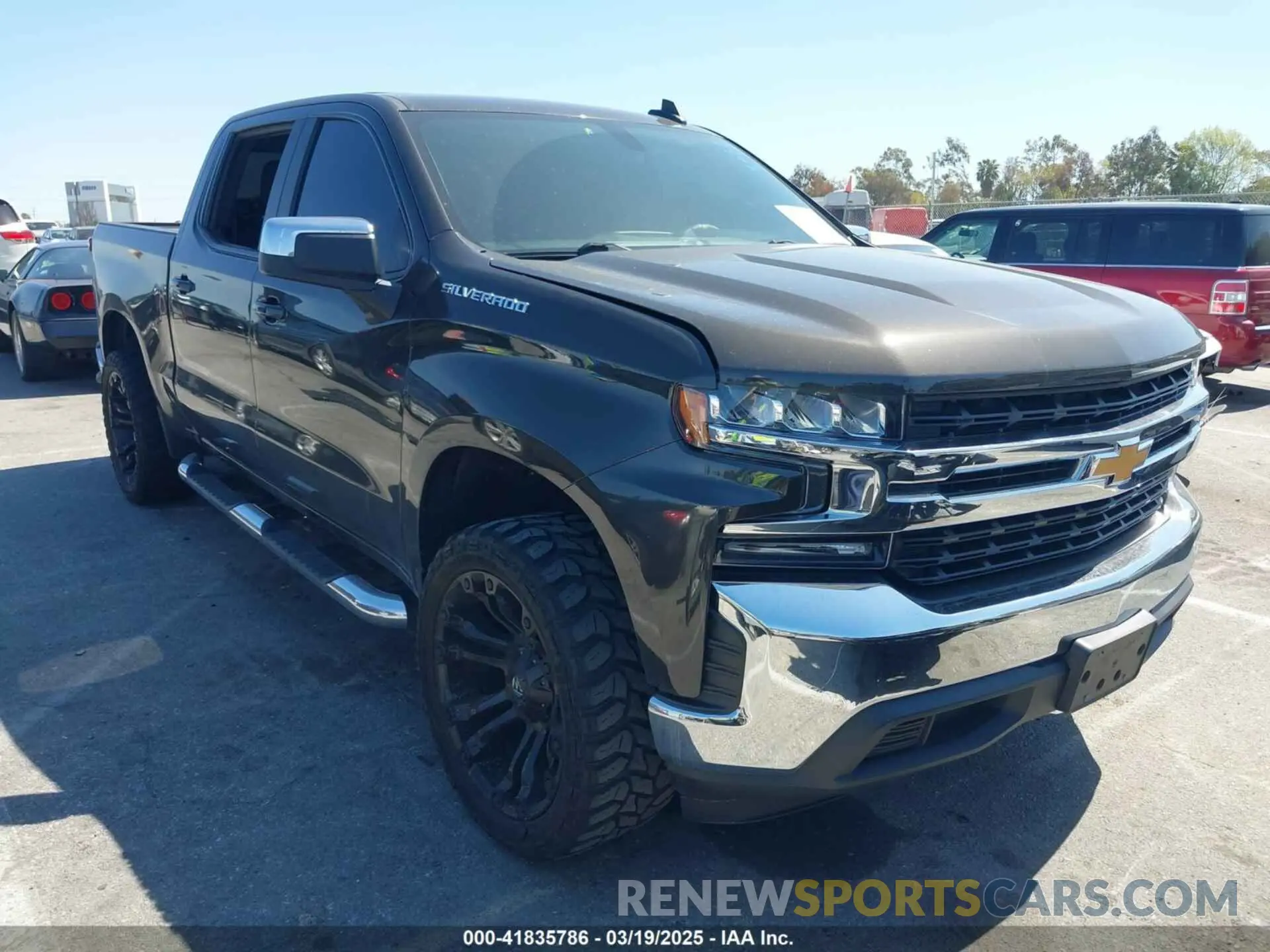 1 Photograph of a damaged car 1GCPWCED6NZ133780 CHEVROLET SILVERADO 1500 LTD 2022