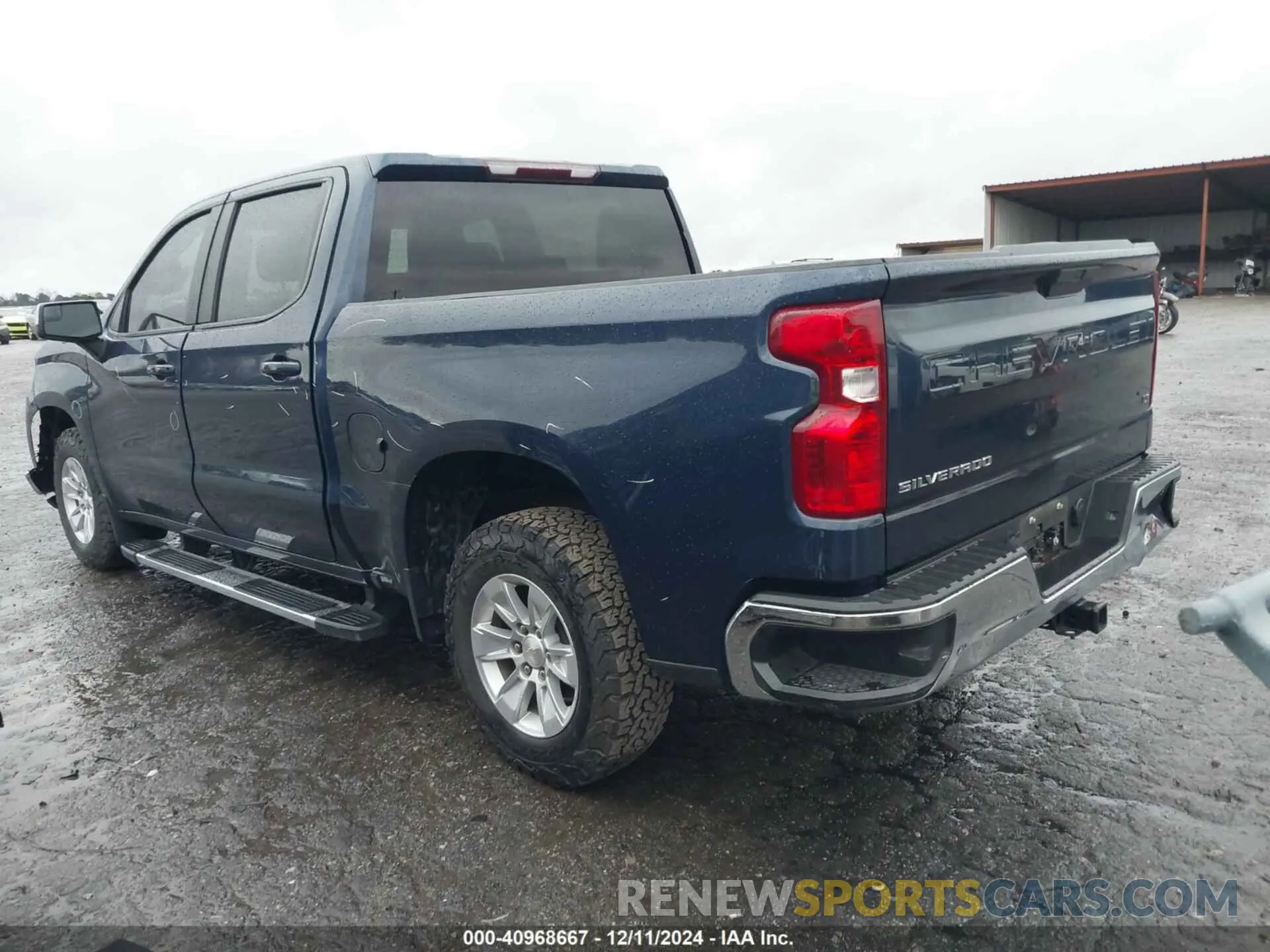 3 Photograph of a damaged car 1GCPWCEDXNZ148444 CHEVROLET SILVERADO 1500 LTD 2022