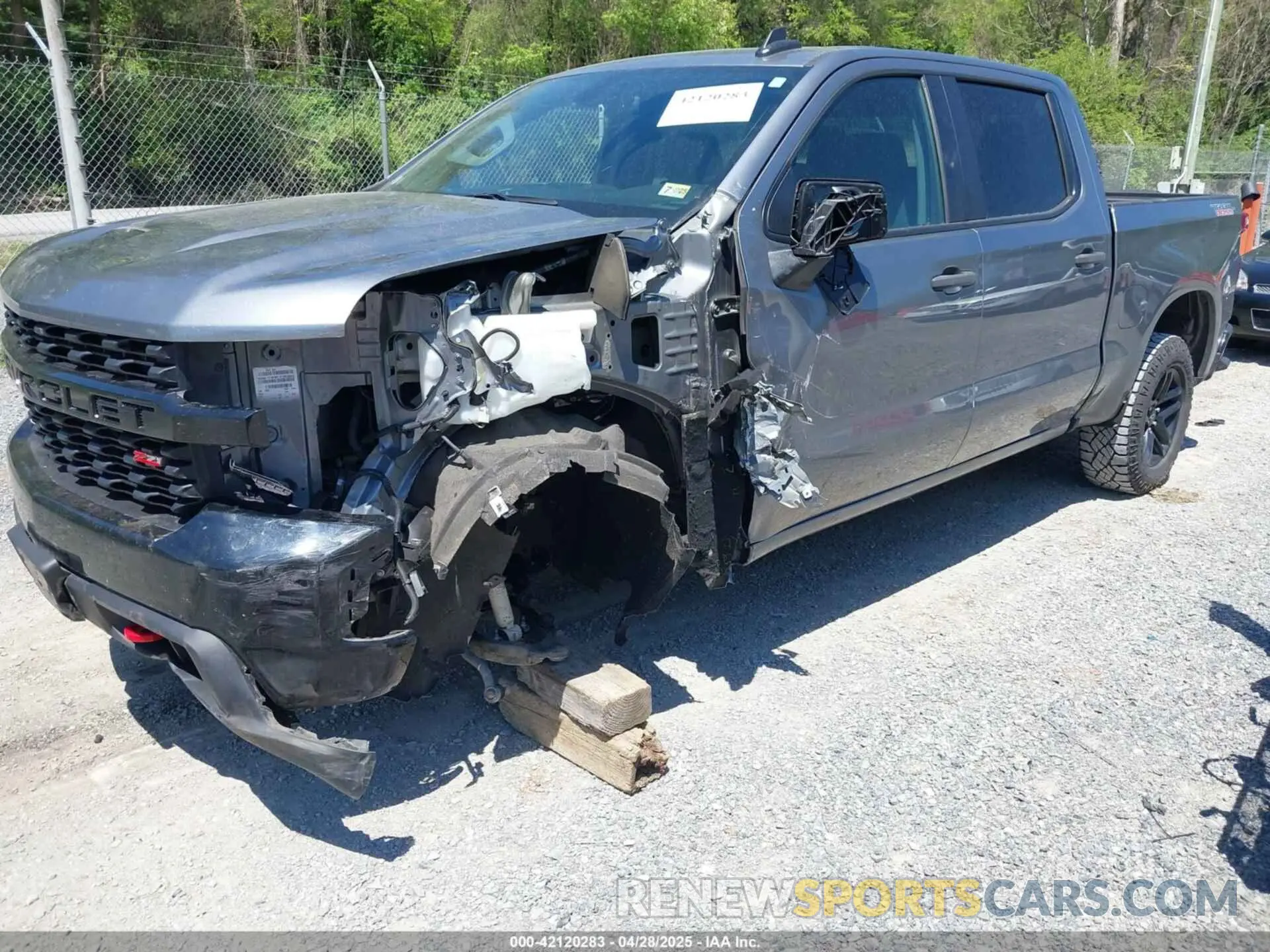 2 Photograph of a damaged car 1GCPYCEK9NZ184344 CHEVROLET SILVERADO 1500 LTD 2022