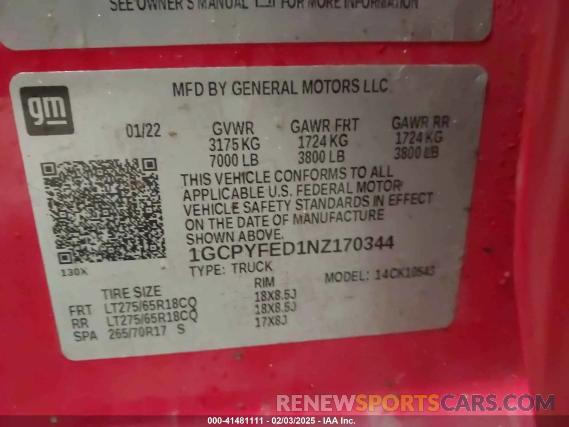 9 Photograph of a damaged car 1GCPYFED1NZ170344 CHEVROLET SILVERADO 1500 LTD 2022
