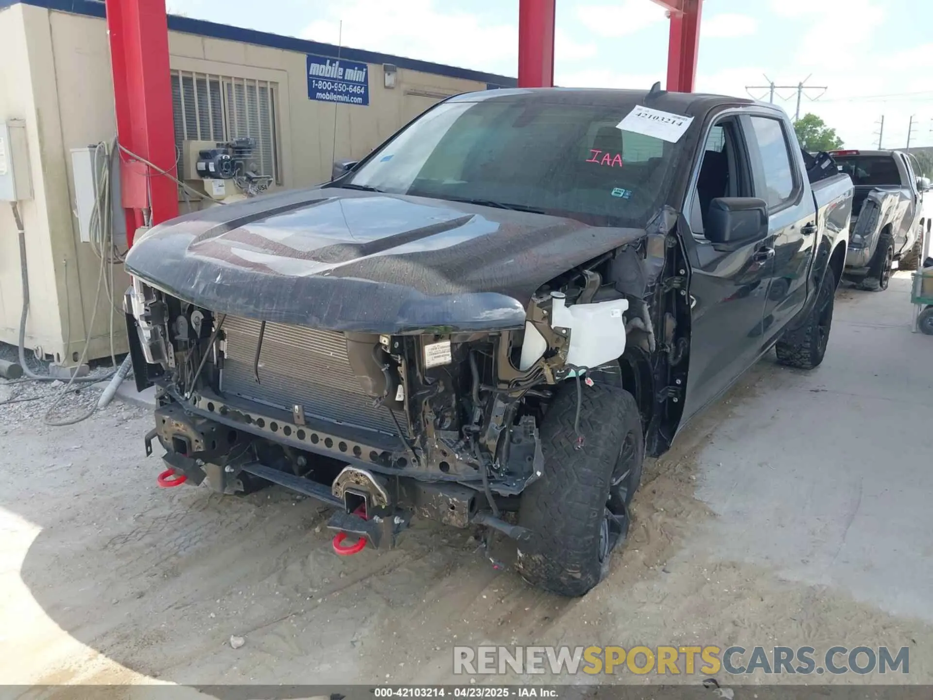 2 Фотография поврежденного автомобиля 1GCPYFED3NZ234464 CHEVROLET SILVERADO 1500 LTD 2022