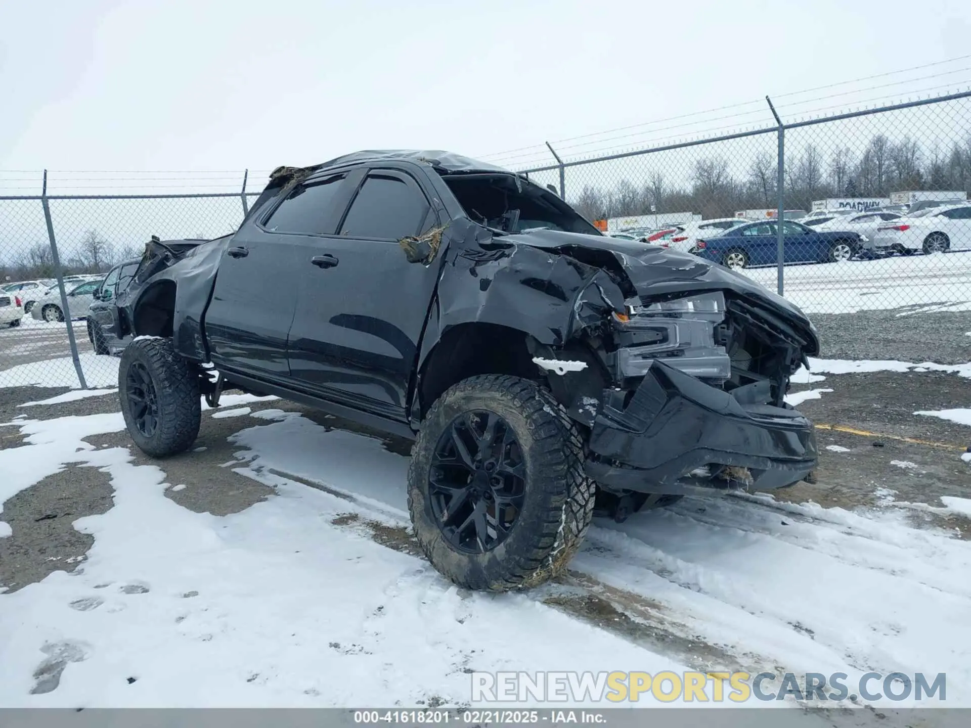 1 Photograph of a damaged car 1GCPYFEDXNZ233067 CHEVROLET SILVERADO 1500 LTD 2022