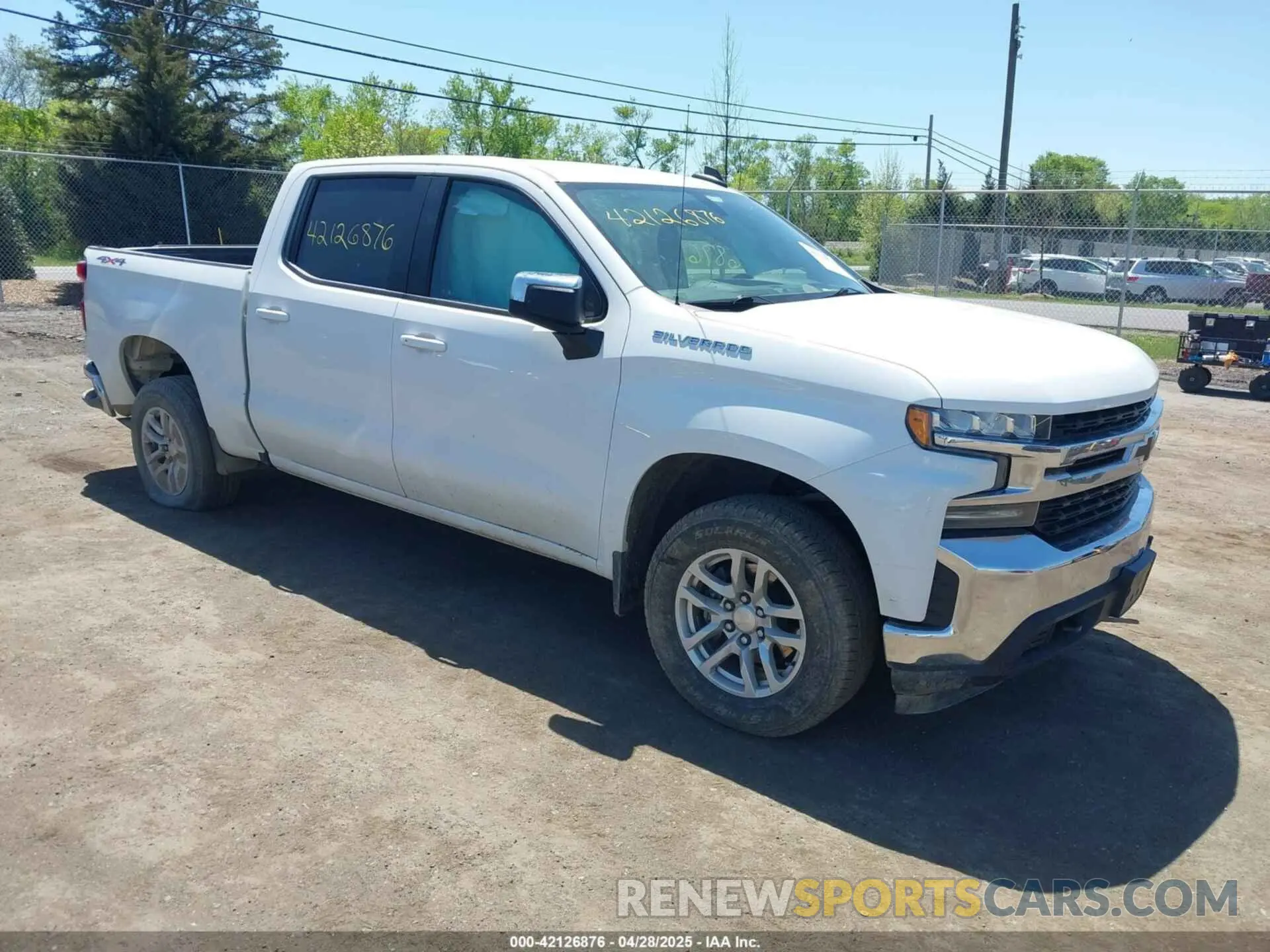 1 Photograph of a damaged car 1GCPYJEK7NZ173444 CHEVROLET SILVERADO 1500 LTD 2022