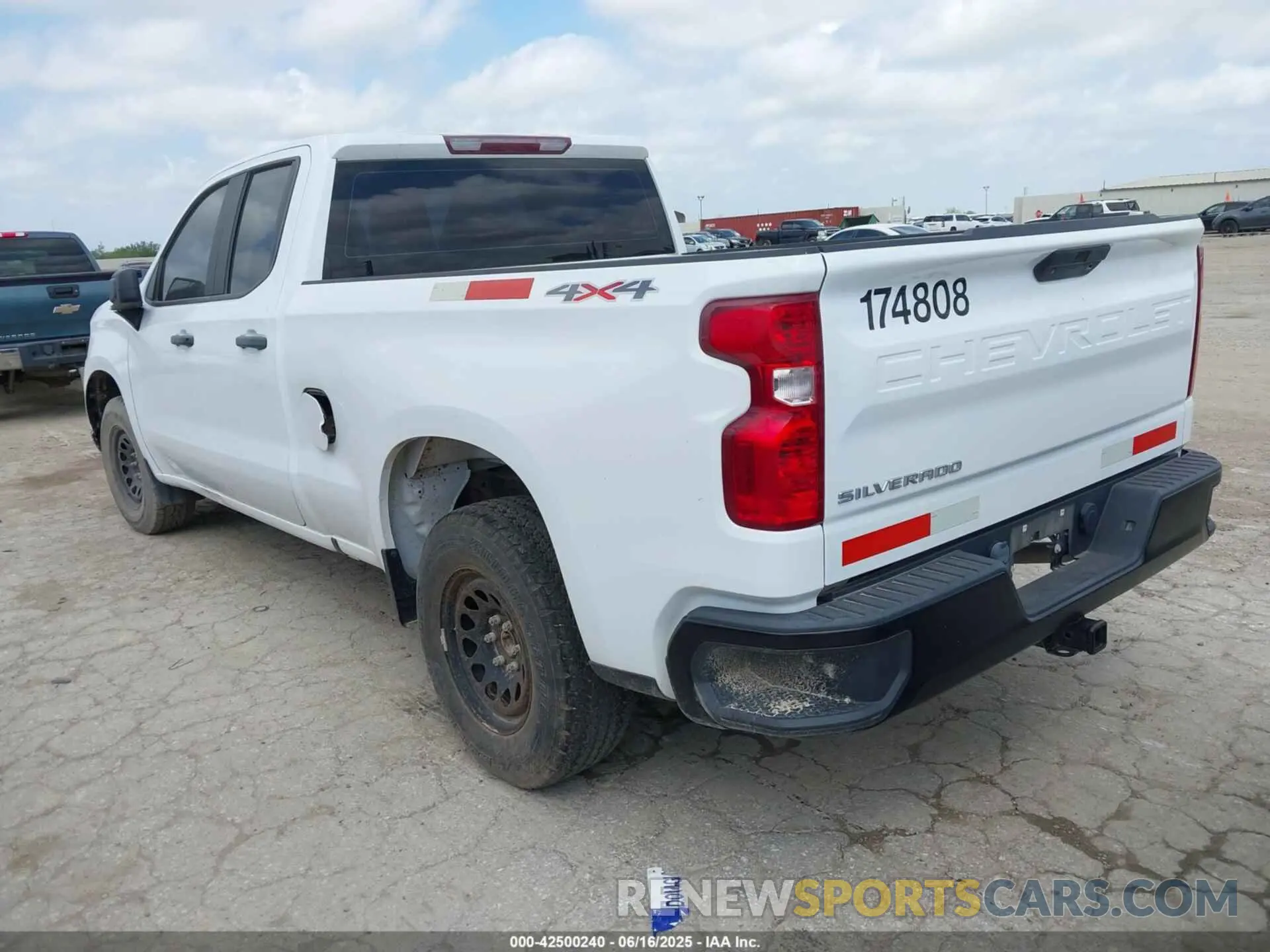 3 Photograph of a damaged car 1GCRYAEDXNZ174808 CHEVROLET SILVERADO 1500 LTD 2022