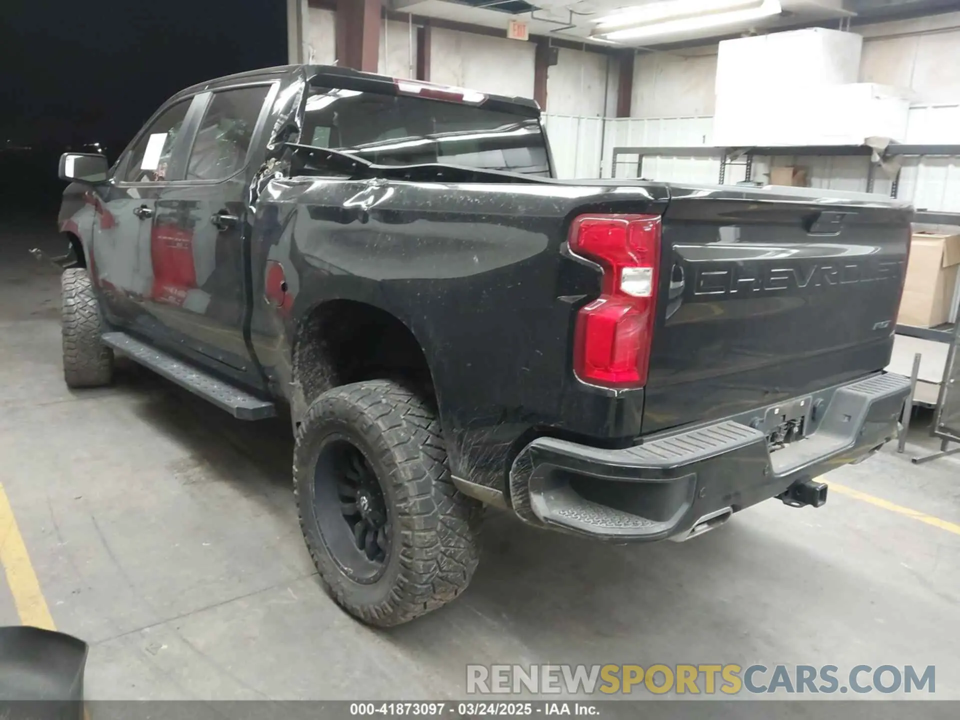 3 Photograph of a damaged car 1GCUYEED6NZ169199 CHEVROLET SILVERADO 1500 LTD 2022
