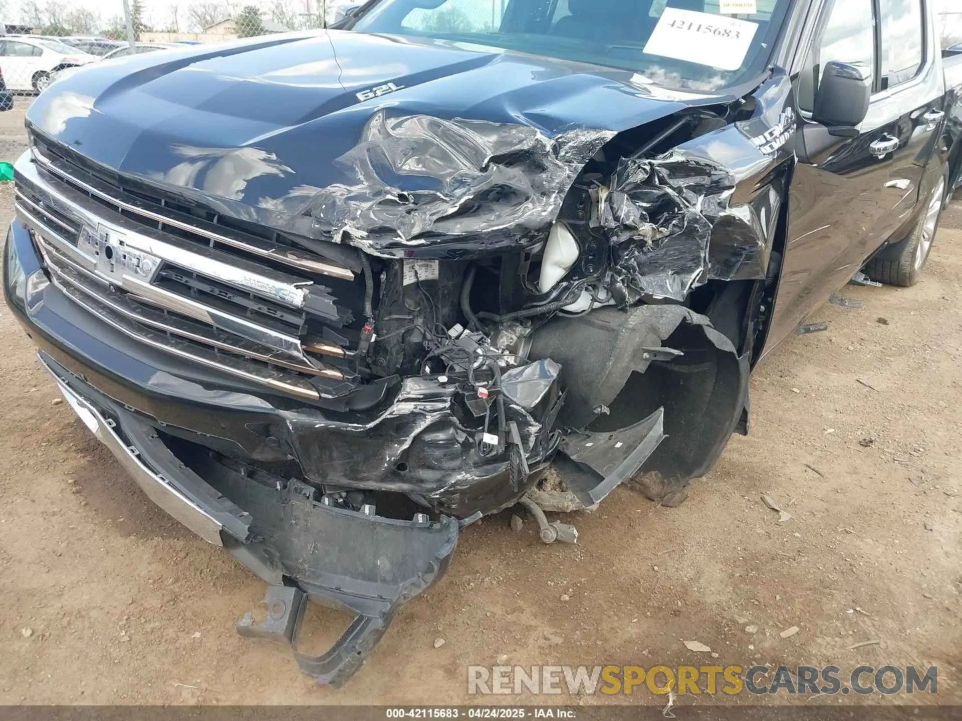 6 Фотография поврежденного автомобиля 1GCUYHEL9NZ126565 CHEVROLET SILVERADO 1500 LTD 2022