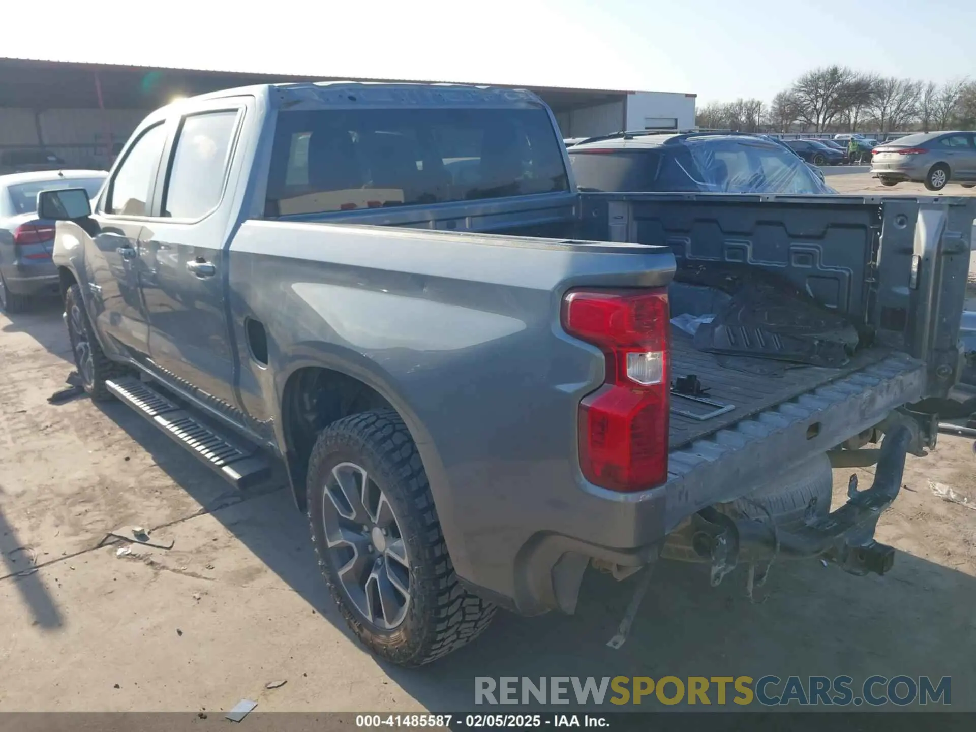 3 Photograph of a damaged car 3GCPWCED5NG138842 CHEVROLET SILVERADO 1500 LTD 2022