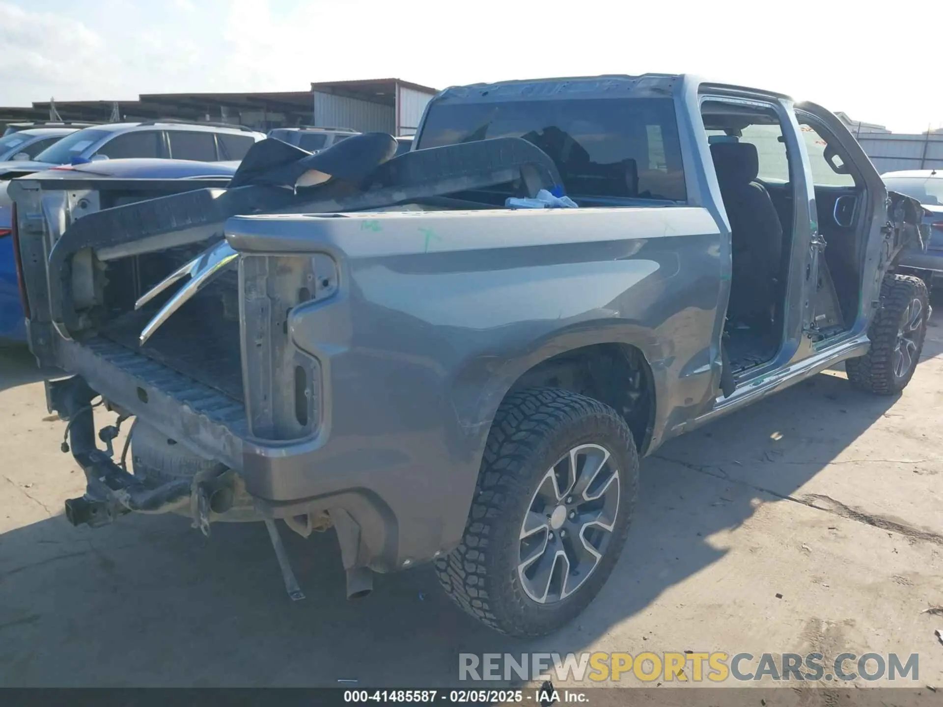 4 Photograph of a damaged car 3GCPWCED5NG138842 CHEVROLET SILVERADO 1500 LTD 2022