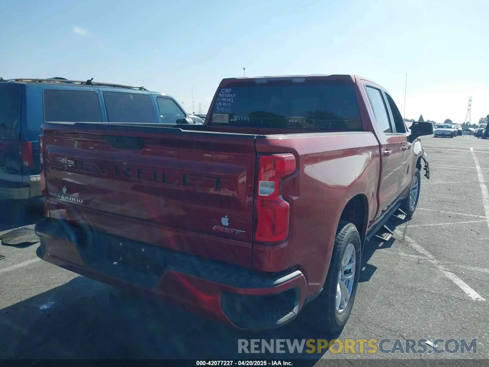 4 Фотография поврежденного автомобиля 3GCPWDED8NG179617 CHEVROLET SILVERADO 1500 LTD 2022