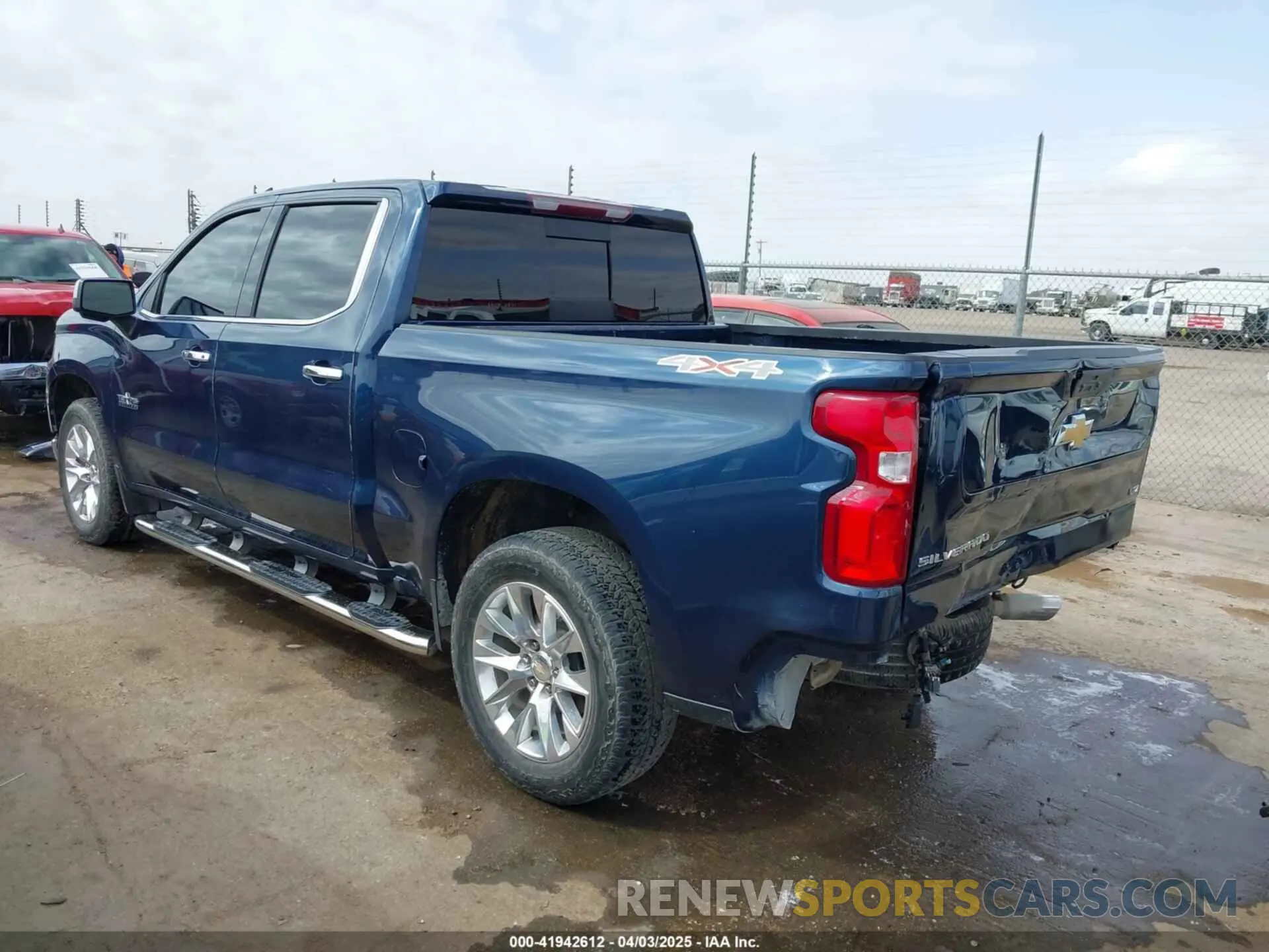 3 Photograph of a damaged car 3GCUYGED3NG206561 CHEVROLET SILVERADO 1500 LTD 2022