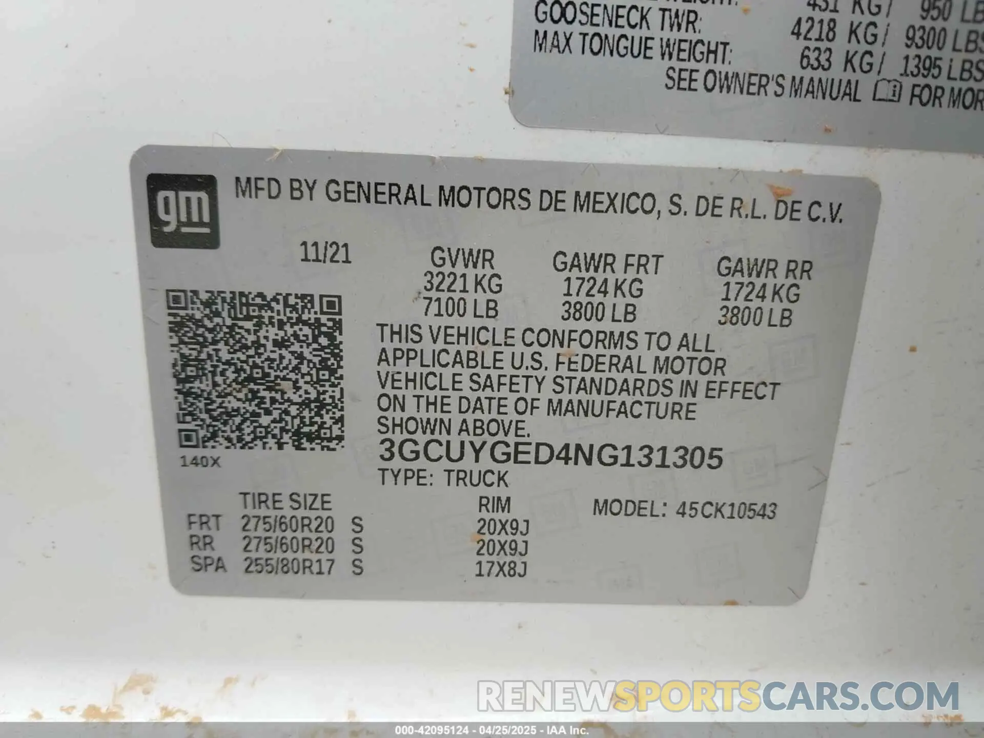 9 Фотография поврежденного автомобиля 3GCUYGED4NG131305 CHEVROLET SILVERADO 1500 LTD 2022