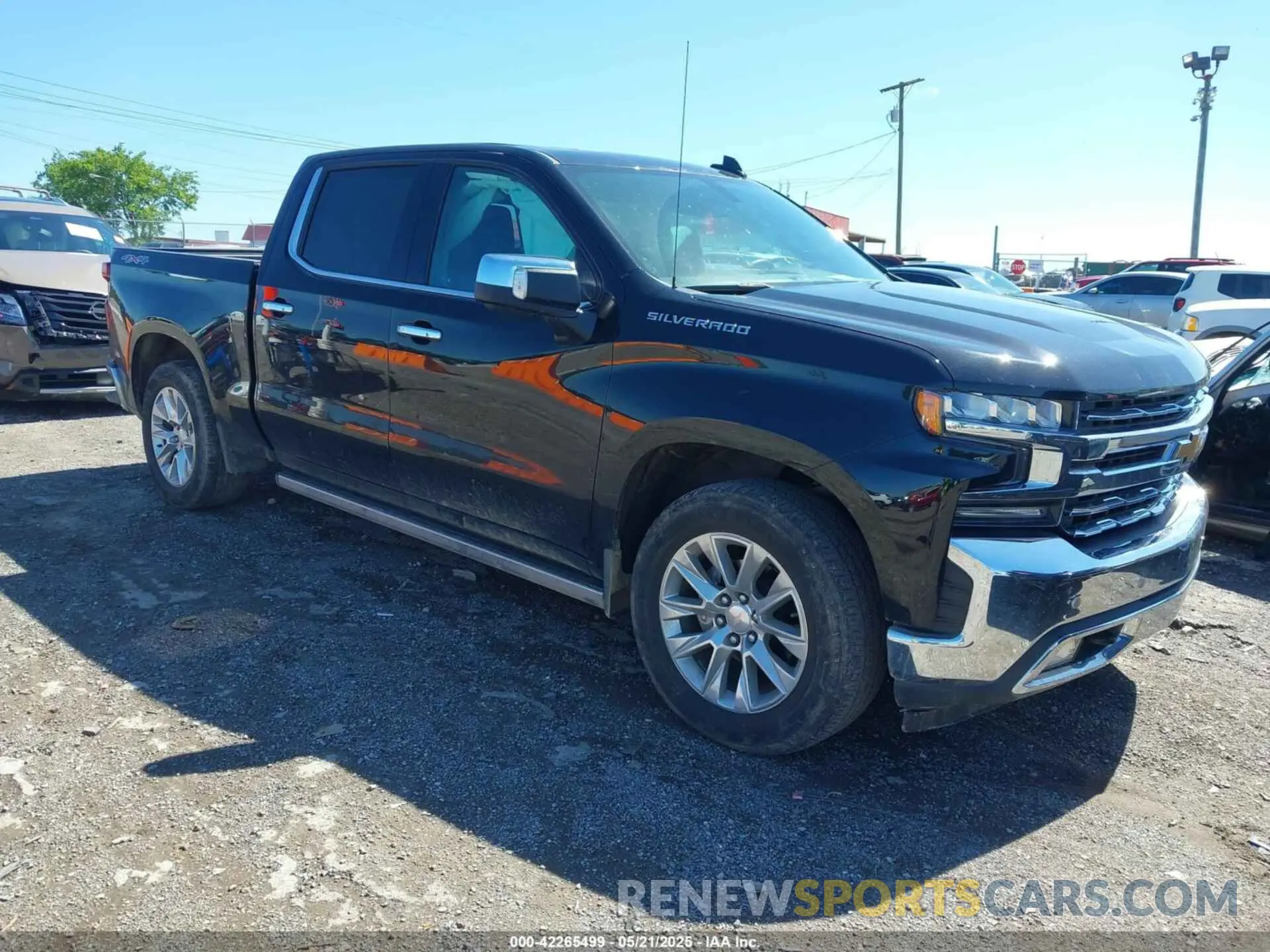 1 Photograph of a damaged car 3GCUYGED4NG183677 CHEVROLET SILVERADO 1500 LTD 2022