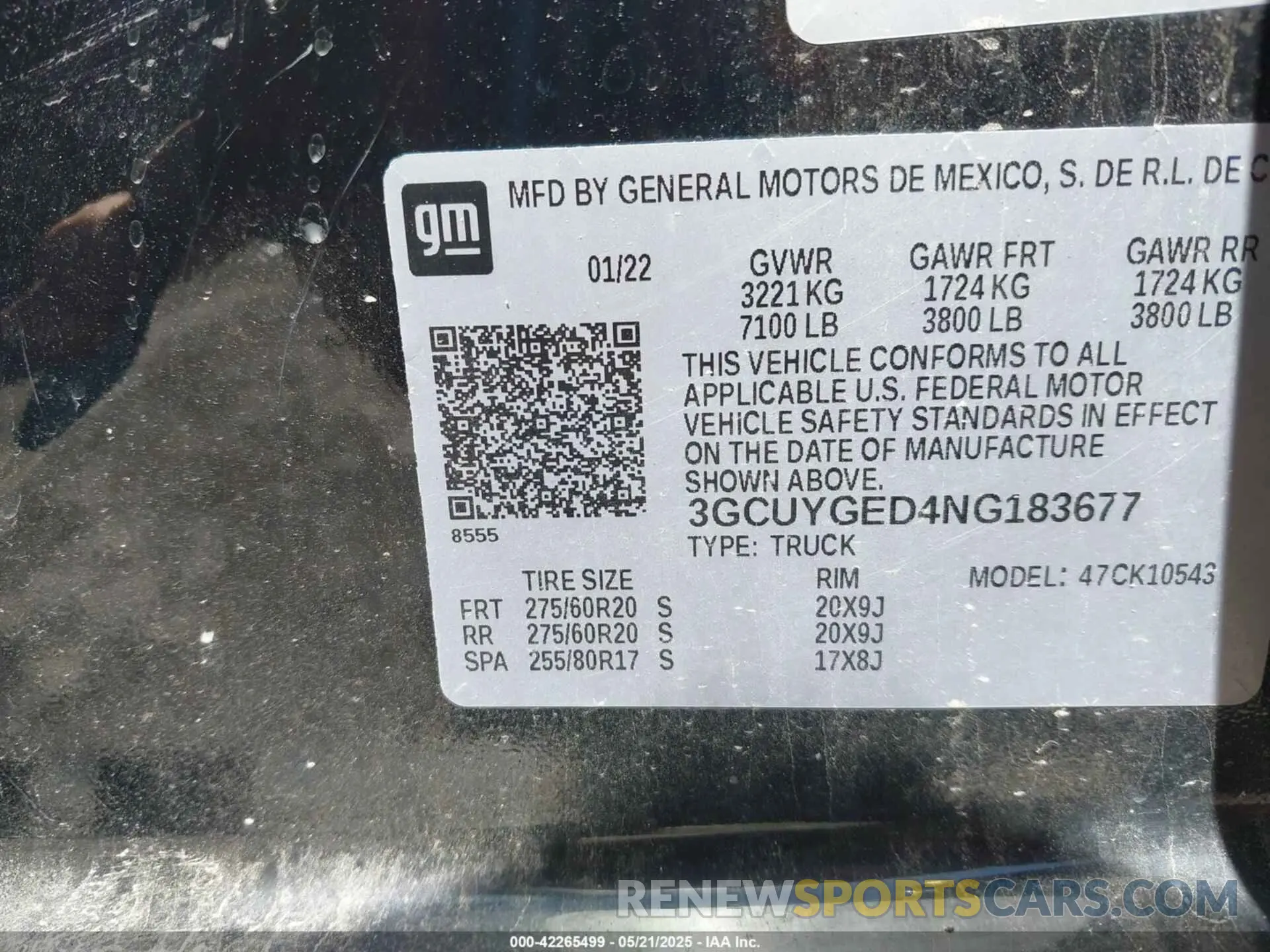 9 Photograph of a damaged car 3GCUYGED4NG183677 CHEVROLET SILVERADO 1500 LTD 2022
