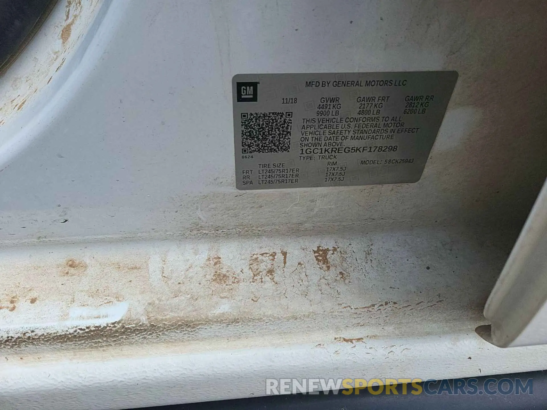 23 Photograph of a damaged car 1GC1KREG5KF178298 CHEVROLET SILVERADO 2019