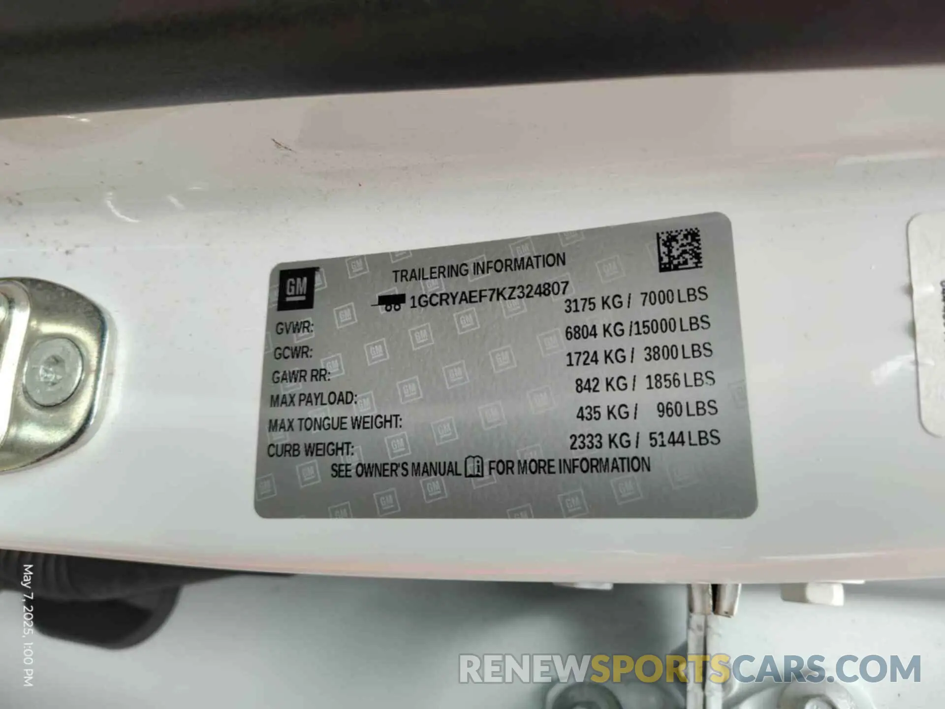 11 Фотография поврежденного автомобиля 1GCRYAEF7KZ324807 CHEVROLET SILVERADO 2019