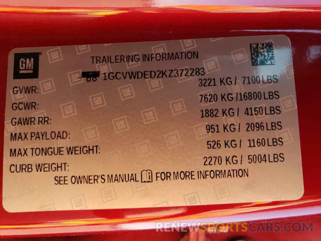 13 Photograph of a damaged car 1GCVWDED2KZ372283 CHEVROLET SILVERADO 2019
