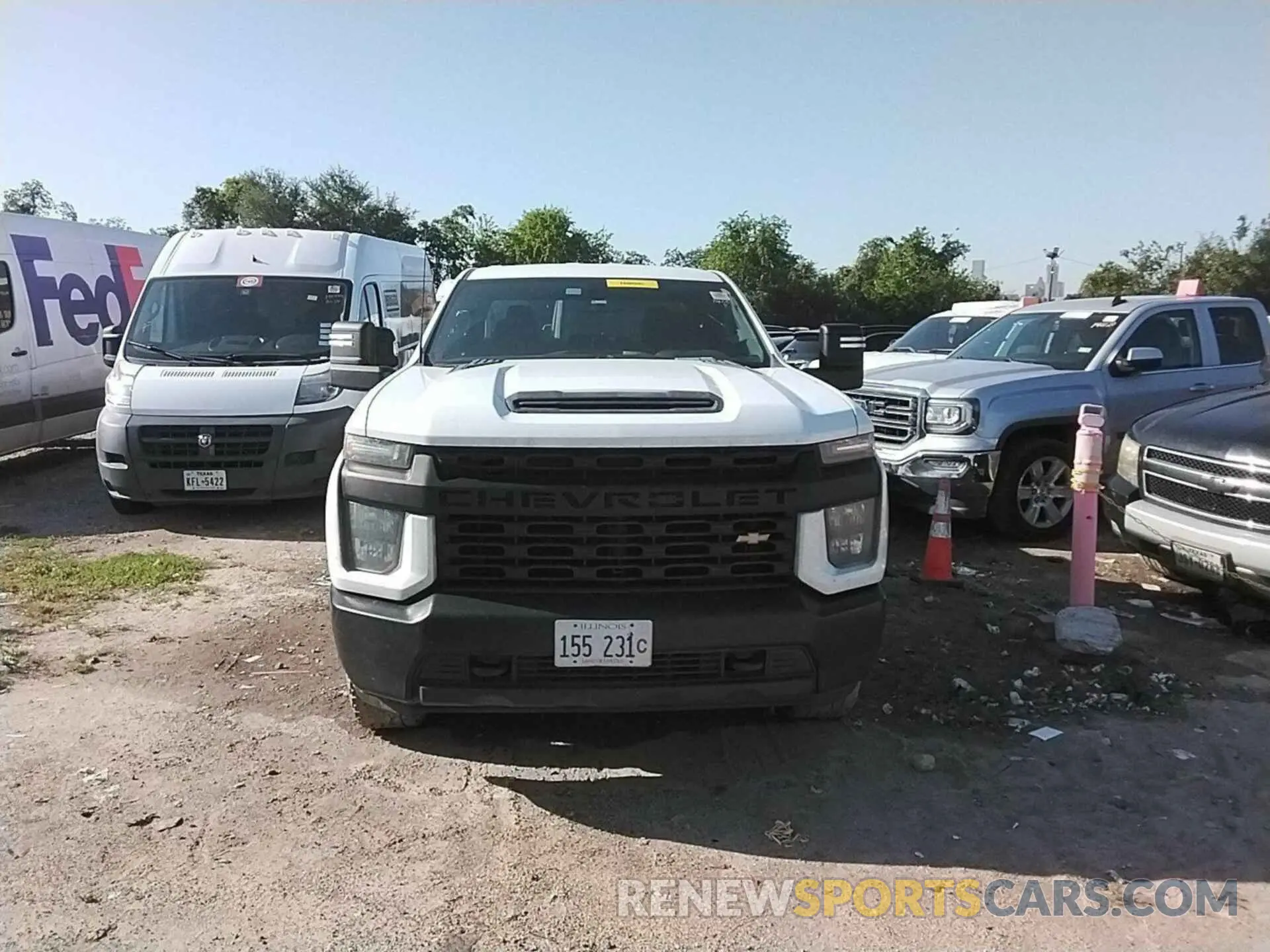 1 Фотография поврежденного автомобиля 1GC2YLE76LF304718 CHEVROLET SILVERADO 2020