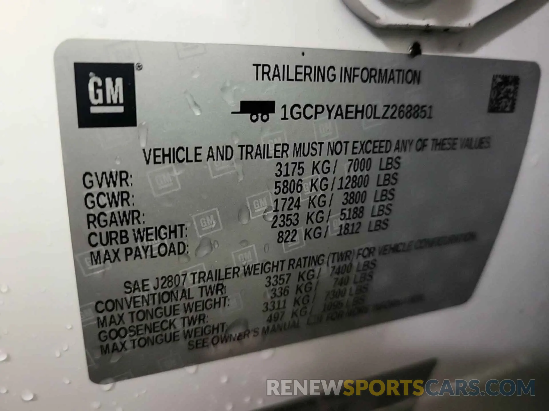 21 Фотография поврежденного автомобиля 1GCPYAEH0LZ268851 CHEVROLET SILVERADO 2020