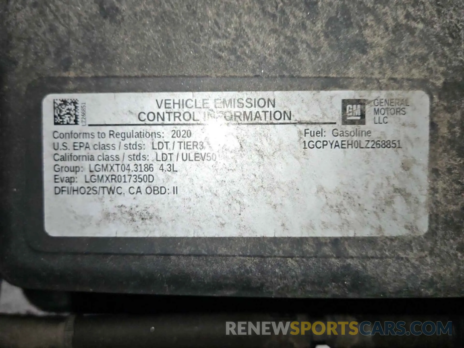 49 Фотография поврежденного автомобиля 1GCPYAEH0LZ268851 CHEVROLET SILVERADO 2020