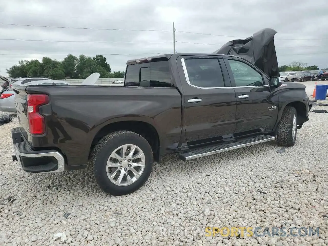3 Фотография поврежденного автомобиля 3GCUYGED6LG301127 CHEVROLET SILVERADO 2020