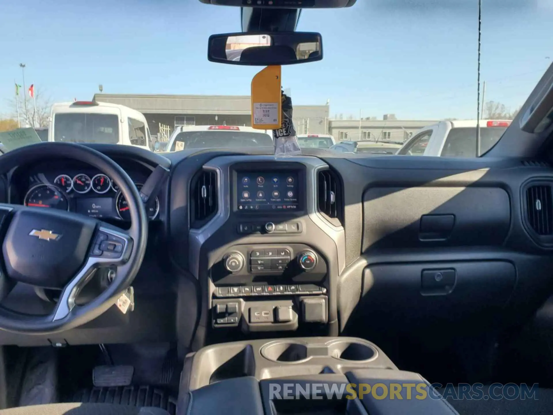 10 Photograph of a damaged car 1GC5YSEY4MF283756 CHEVROLET SILVERADO 2021