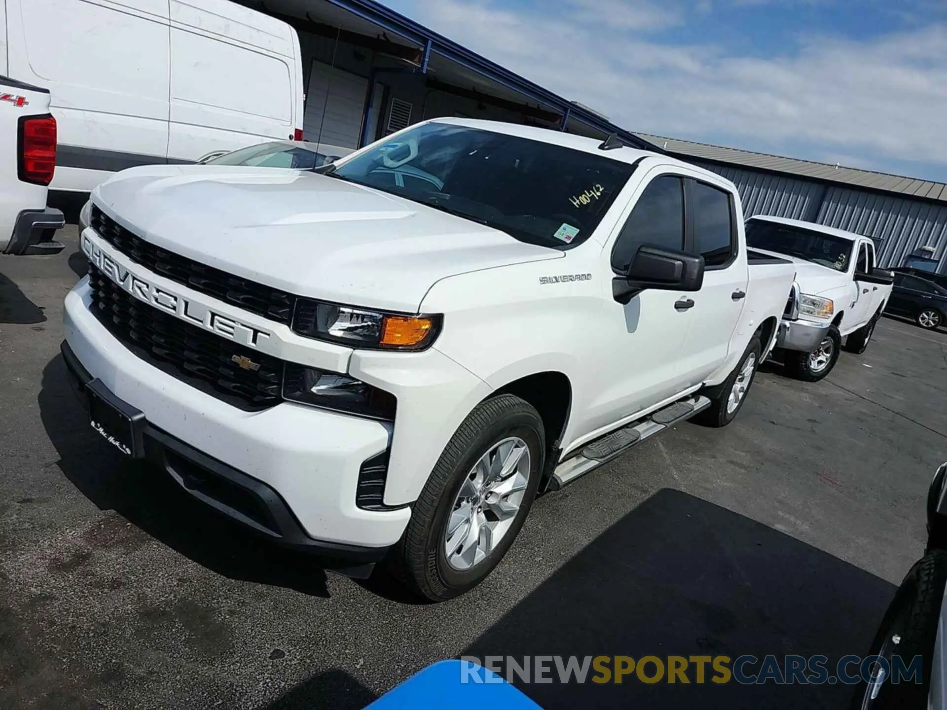 9 Фотография поврежденного автомобиля 1GCPWBEK1MZ261562 CHEVROLET SILVERADO 2021