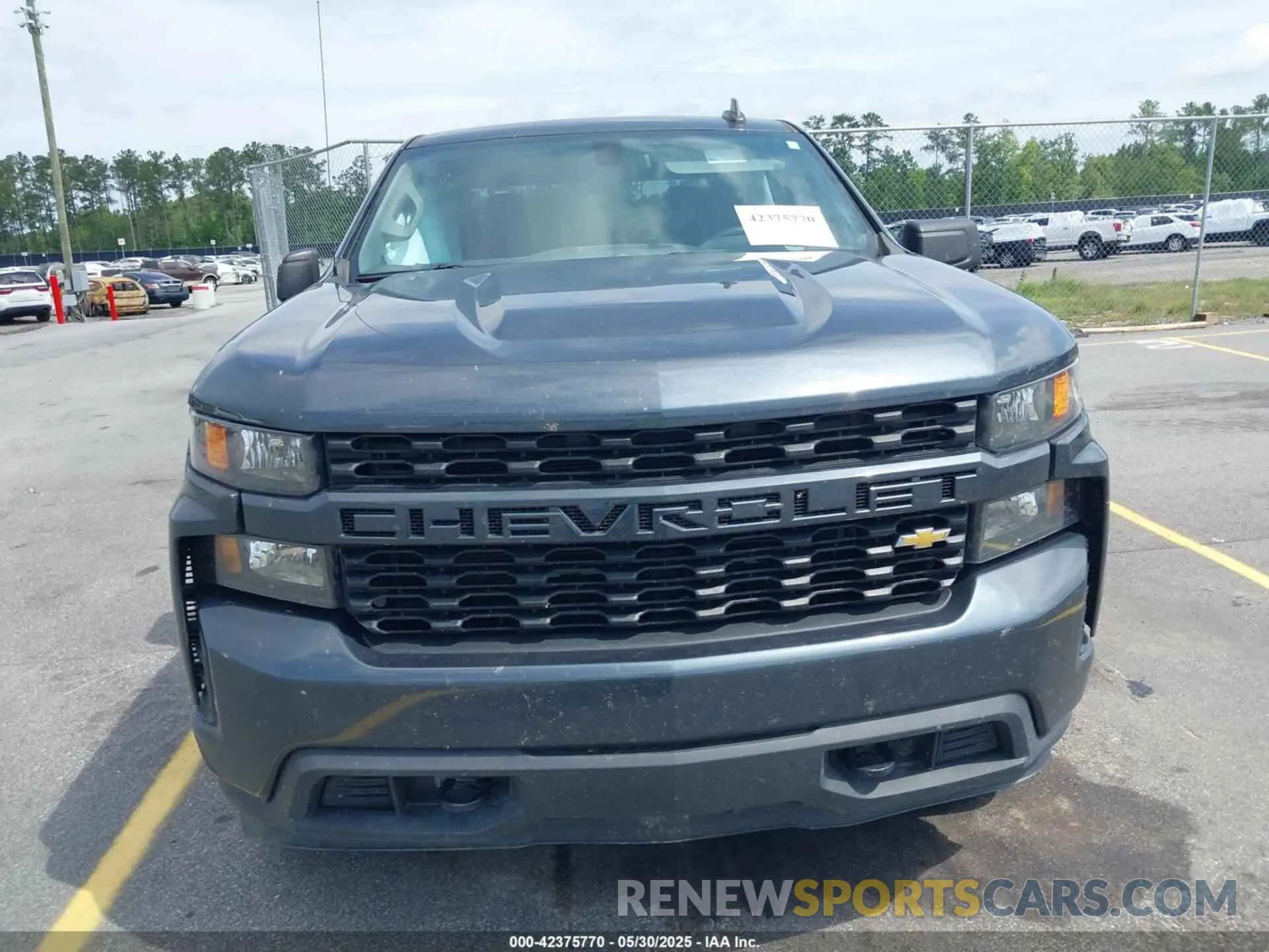 12 Photograph of a damaged car 1GCPWBEK2MZ242597 CHEVROLET SILVERADO 2021