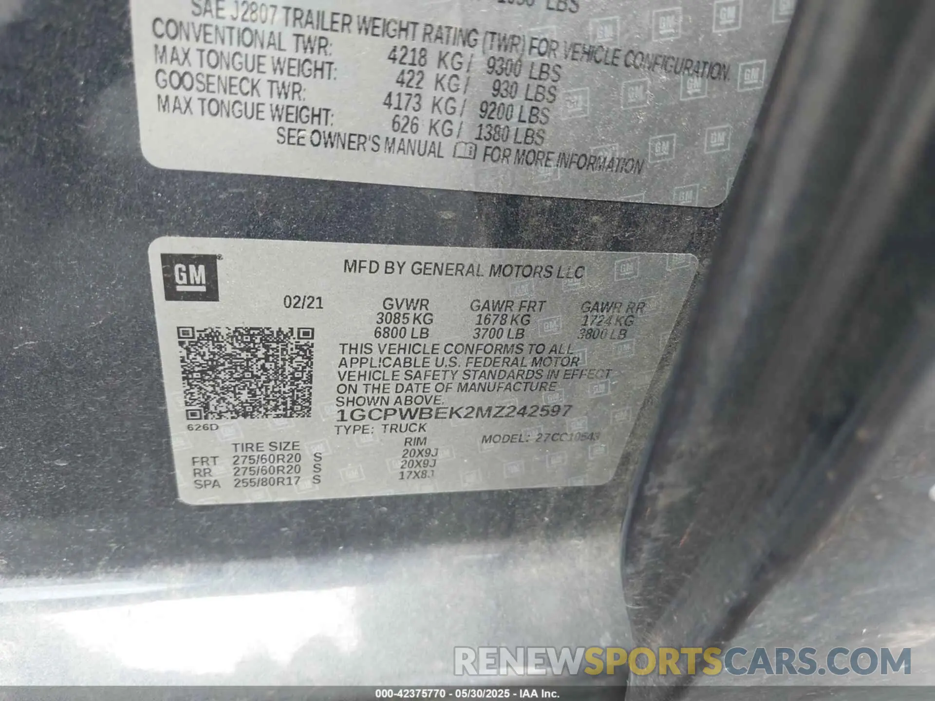 9 Photograph of a damaged car 1GCPWBEK2MZ242597 CHEVROLET SILVERADO 2021
