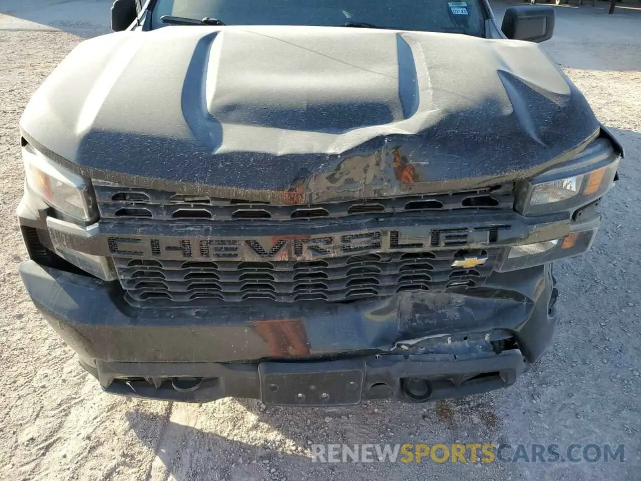 11 Photograph of a damaged car 1GCPWBEK4NZ140493 CHEVROLET SILVERADO 2022