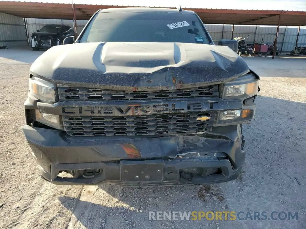 5 Photograph of a damaged car 1GCPWBEK4NZ140493 CHEVROLET SILVERADO 2022