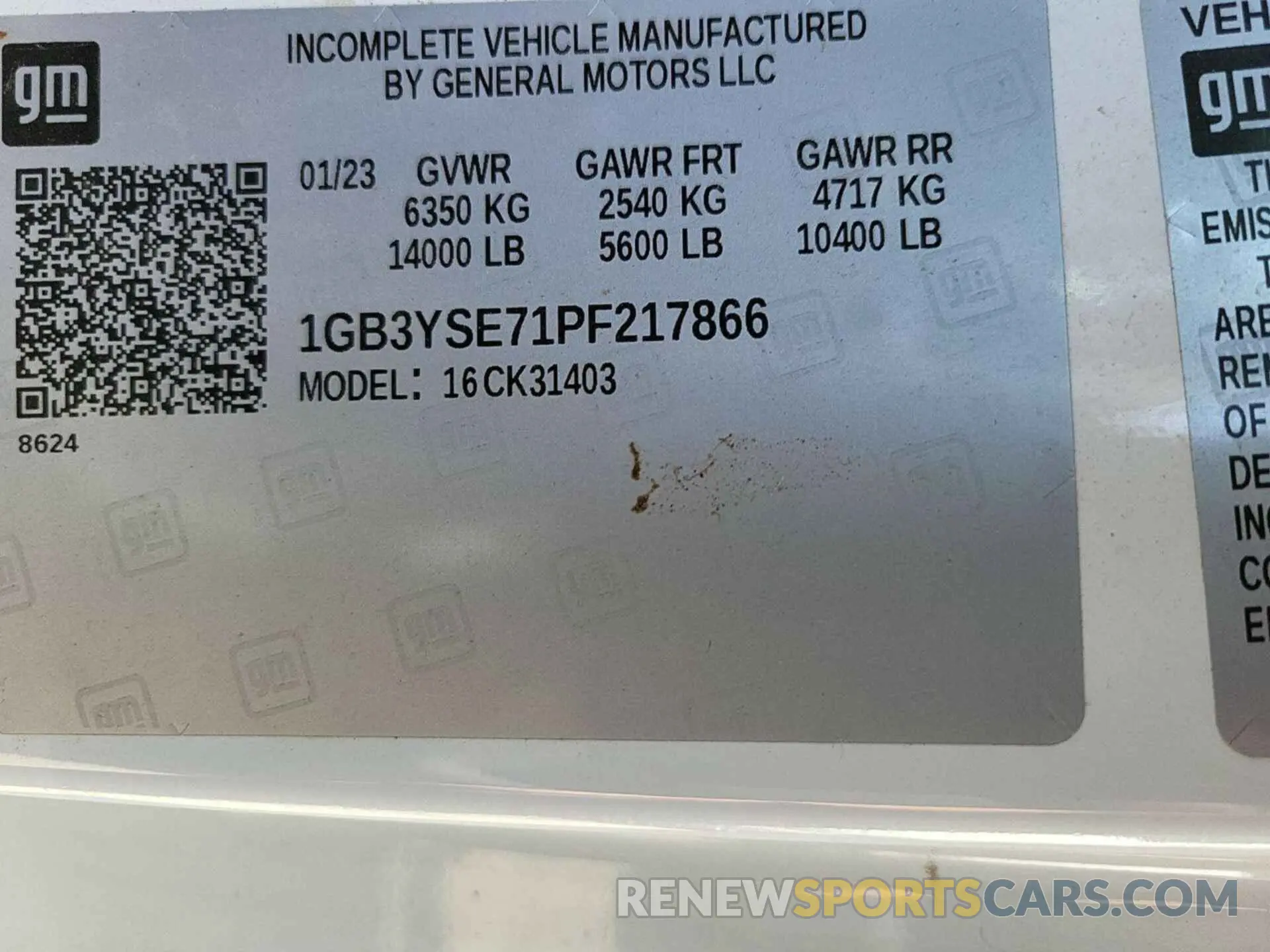 19 Photograph of a damaged car 1GB3YSE71PF217866 CHEVROLET SILVERADO 2023