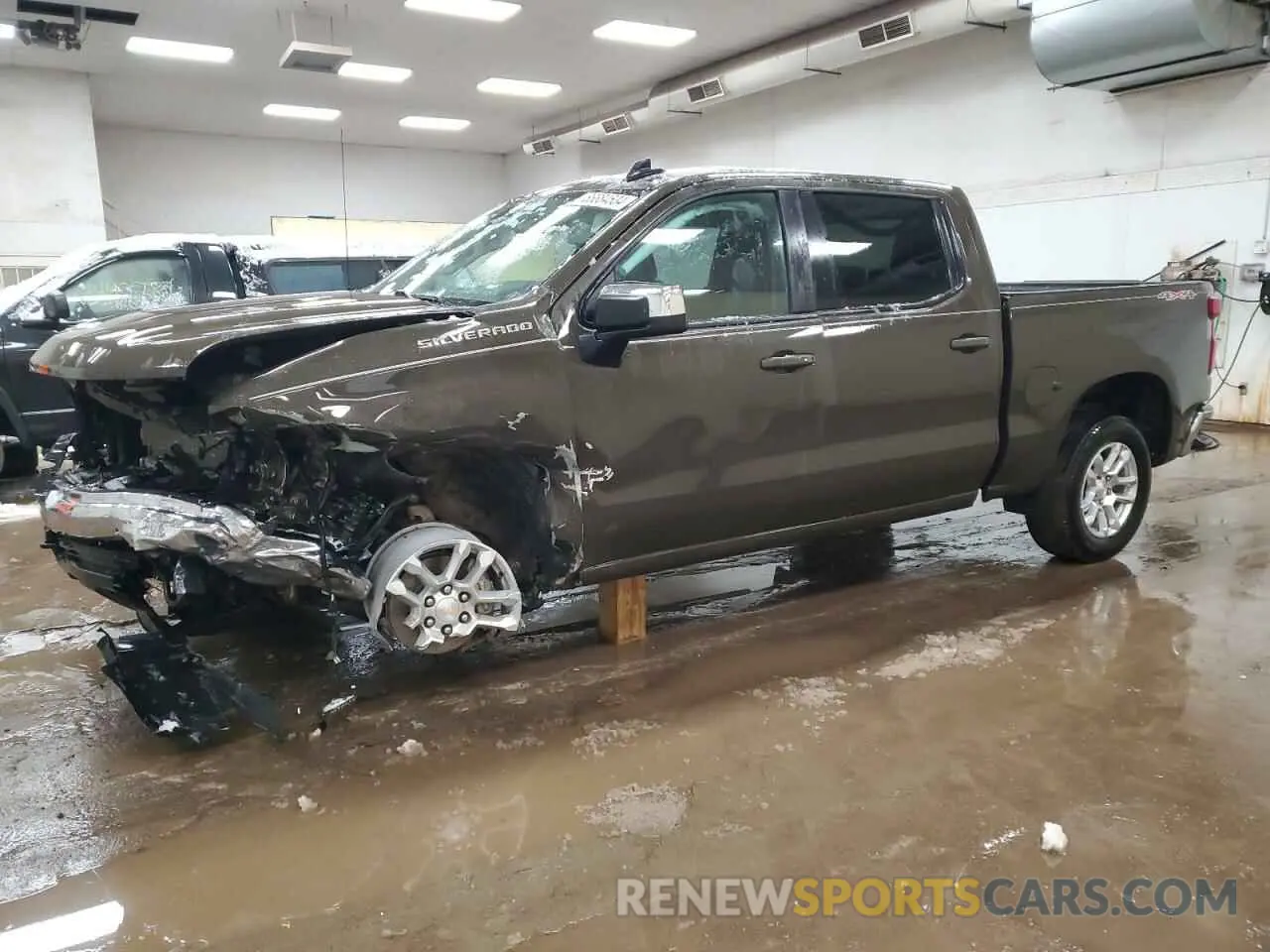 1 Photograph of a damaged car 1GCPDKEK7PZ202056 CHEVROLET SILVERADO 2023