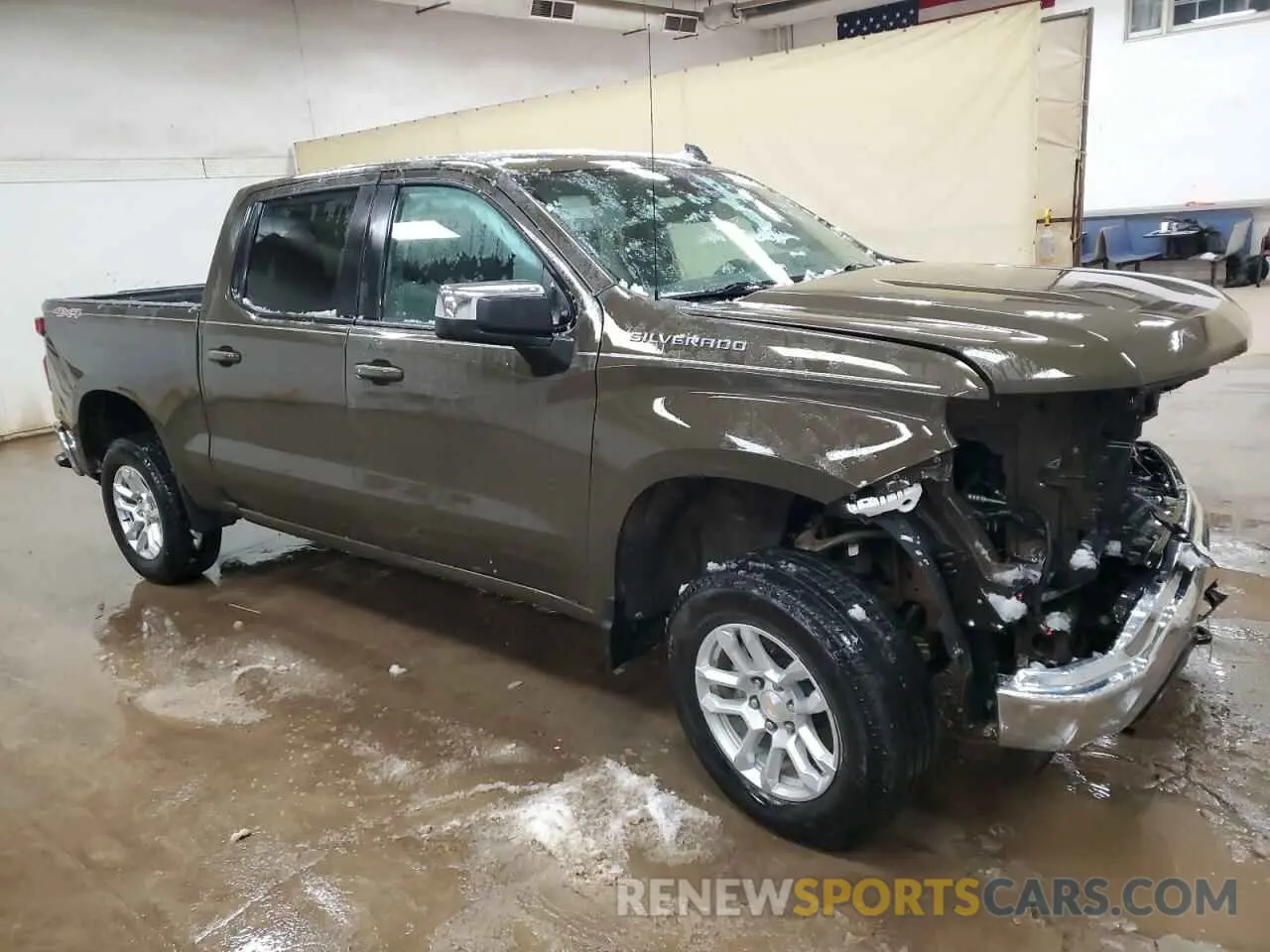 4 Photograph of a damaged car 1GCPDKEK7PZ202056 CHEVROLET SILVERADO 2023