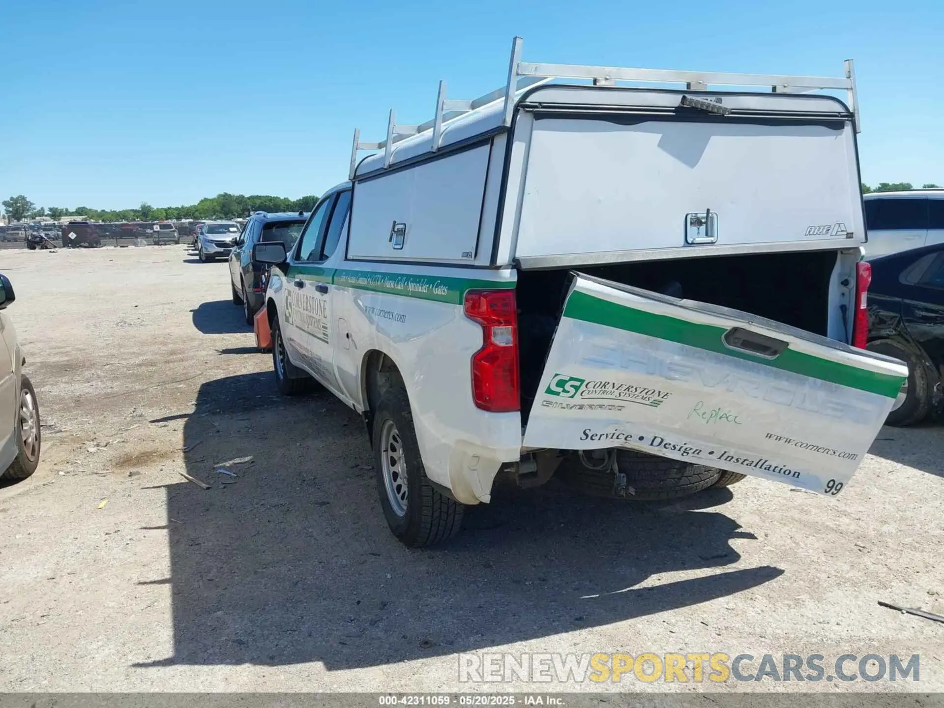 3 Photograph of a damaged car 1GCRAAEK4PZ148744 CHEVROLET SILVERADO 2023