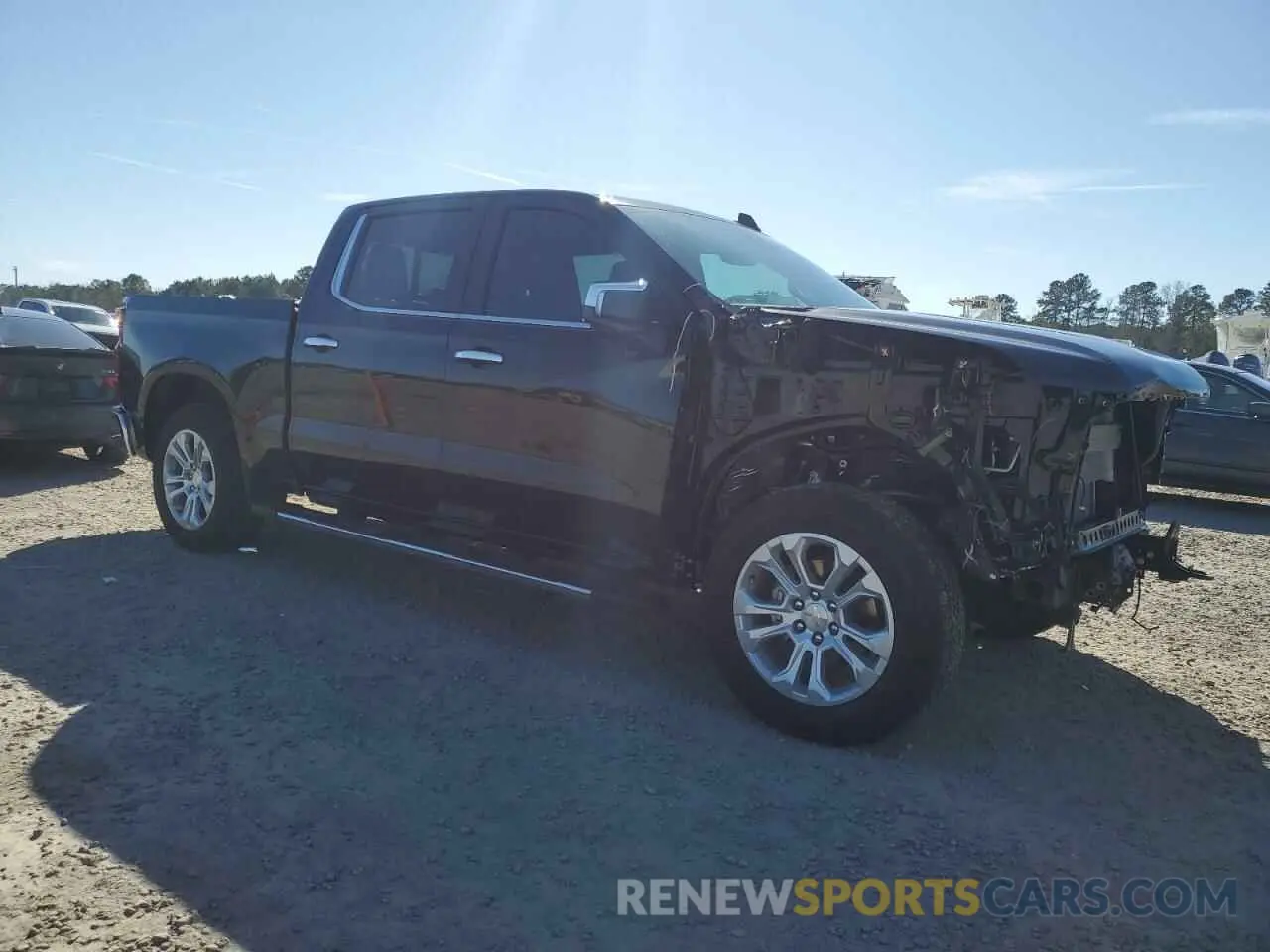 4 Фотография поврежденного автомобиля 1GCUDGEL3PZ210034 CHEVROLET SILVERADO 2023