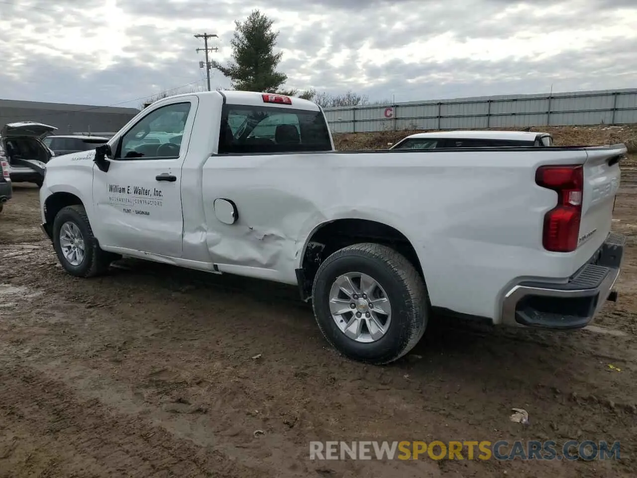 2 Фотография поврежденного автомобиля 3GCNAAEDXPG293304 CHEVROLET SILVERADO 2023
