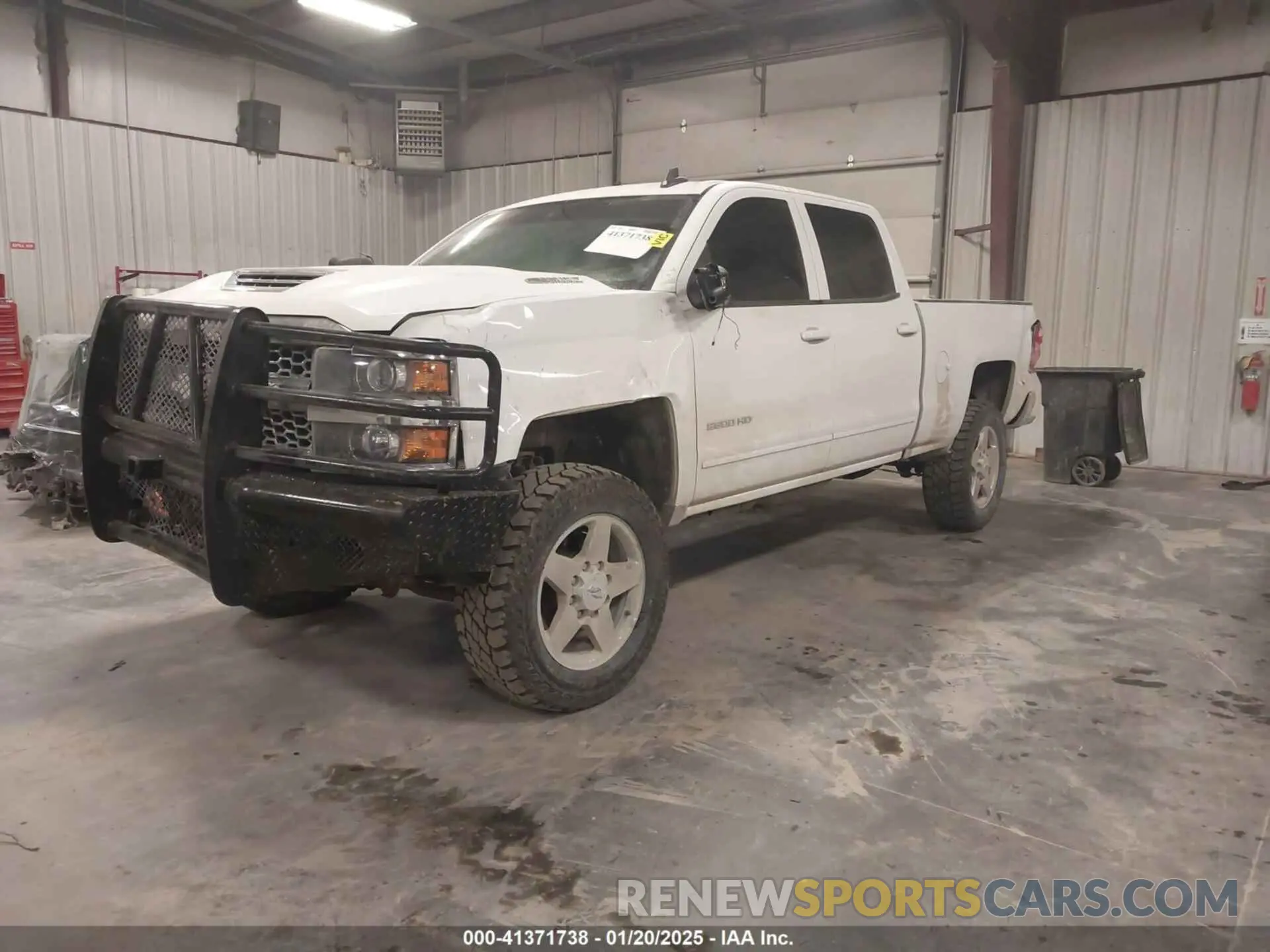 2 Photograph of a damaged car 1GC1KSEY7KF227498 CHEVROLET SILVERADO 2500HD 2019