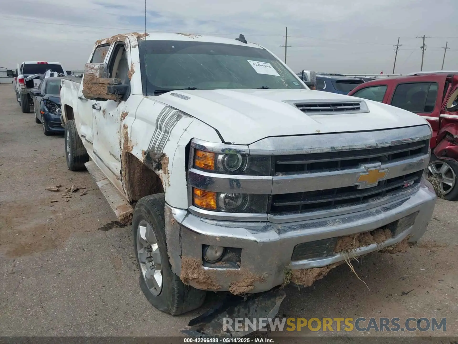 1 Photograph of a damaged car 1GC1KTEY7KF187154 CHEVROLET SILVERADO 2500HD 2019