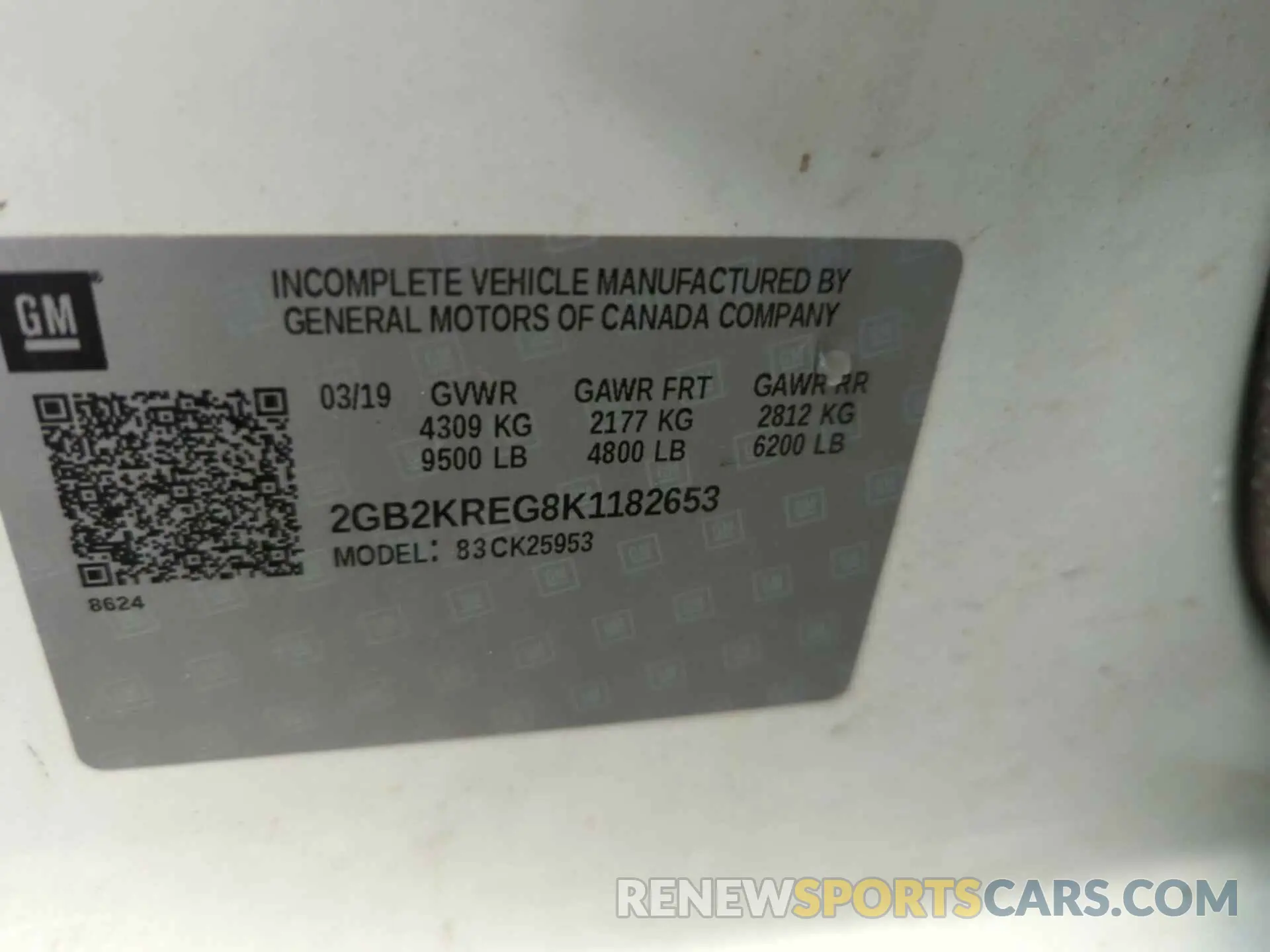 10 Фотография поврежденного автомобиля 2GB2KREG8K1182653 CHEVROLET SILVERADO 2500HD 2019