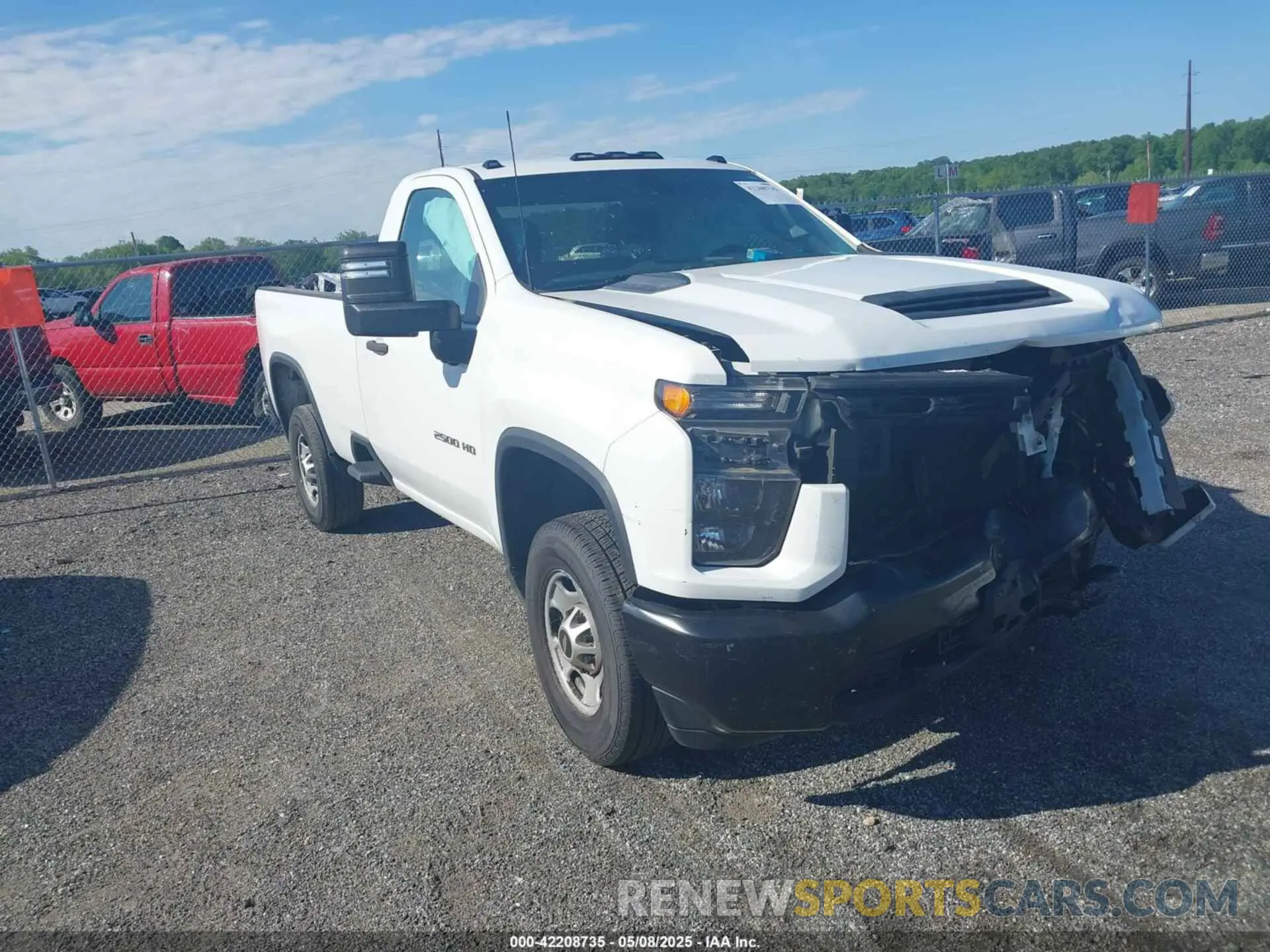 1 Photograph of a damaged car 1GC0WLE72LF174479 CHEVROLET SILVERADO 2500HD 2020