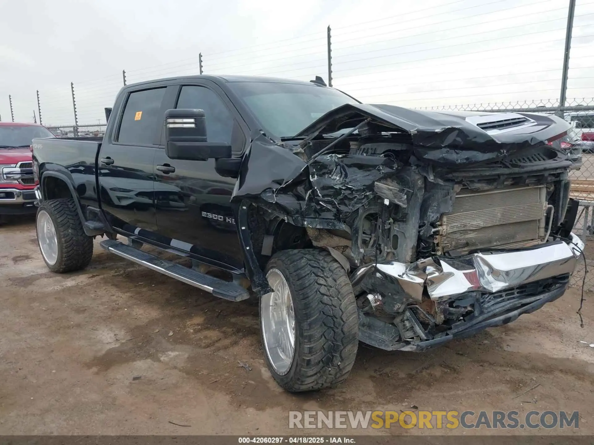 1 Photograph of a damaged car 1GC4YNEY4LF349119 CHEVROLET SILVERADO 2500HD 2020