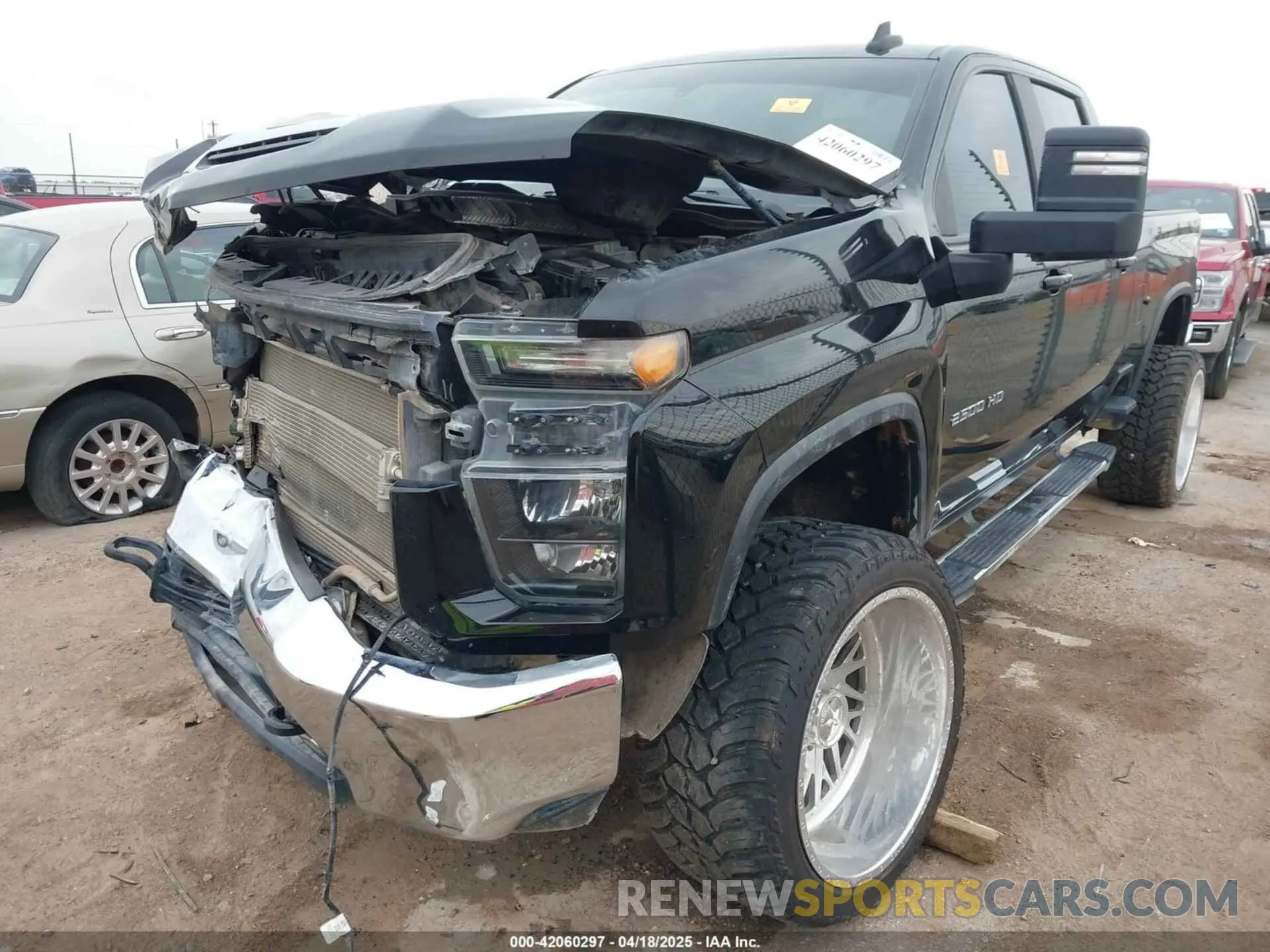 2 Photograph of a damaged car 1GC4YNEY4LF349119 CHEVROLET SILVERADO 2500HD 2020