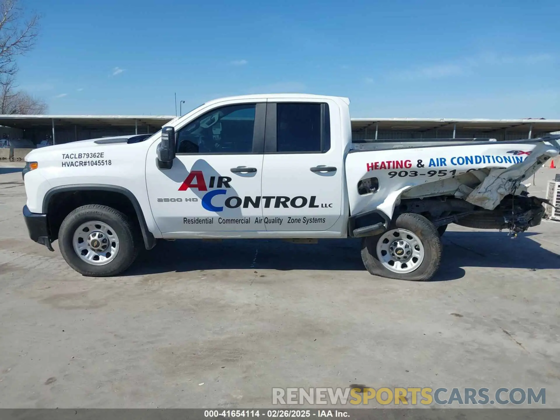 15 Фотография поврежденного автомобиля 1GC5YLE76LF230357 CHEVROLET SILVERADO 2500HD 2020