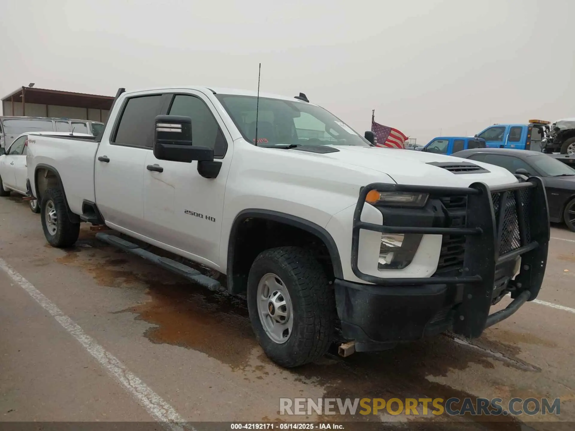 1 Photograph of a damaged car 1GC1YLE70MF136474 CHEVROLET SILVERADO 2500HD 2021